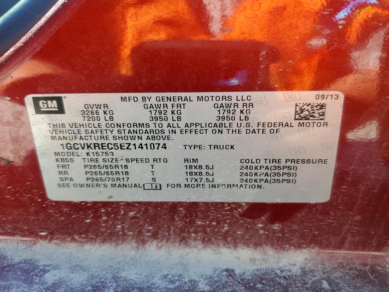 2014 Chevrolet Silverado K1500 Lt Maroon vin: 1GCVKREC5EZ141074