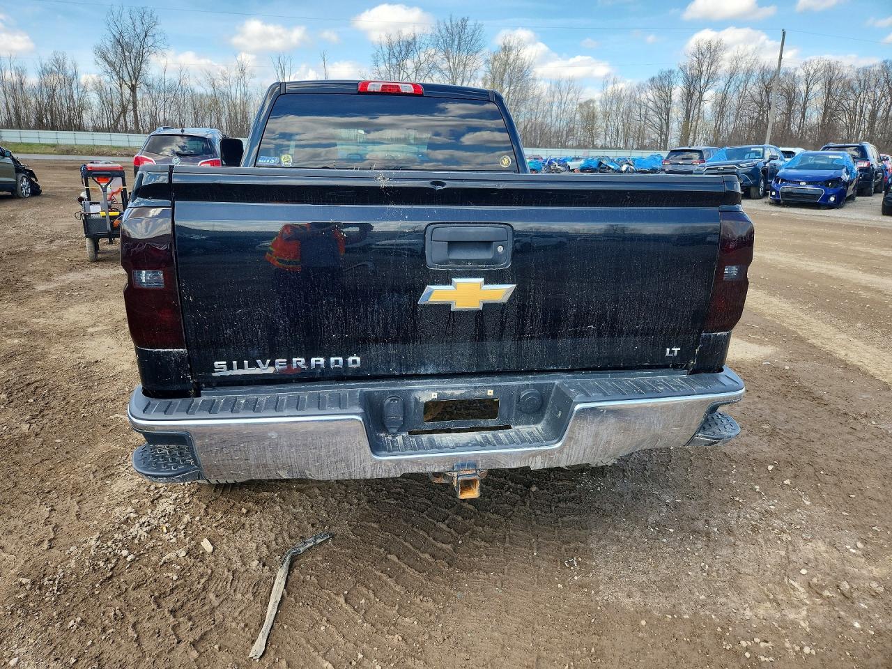 2014 Chevrolet Silverado K1500 Lt Black vin: 1GCVKREC5EZ182918