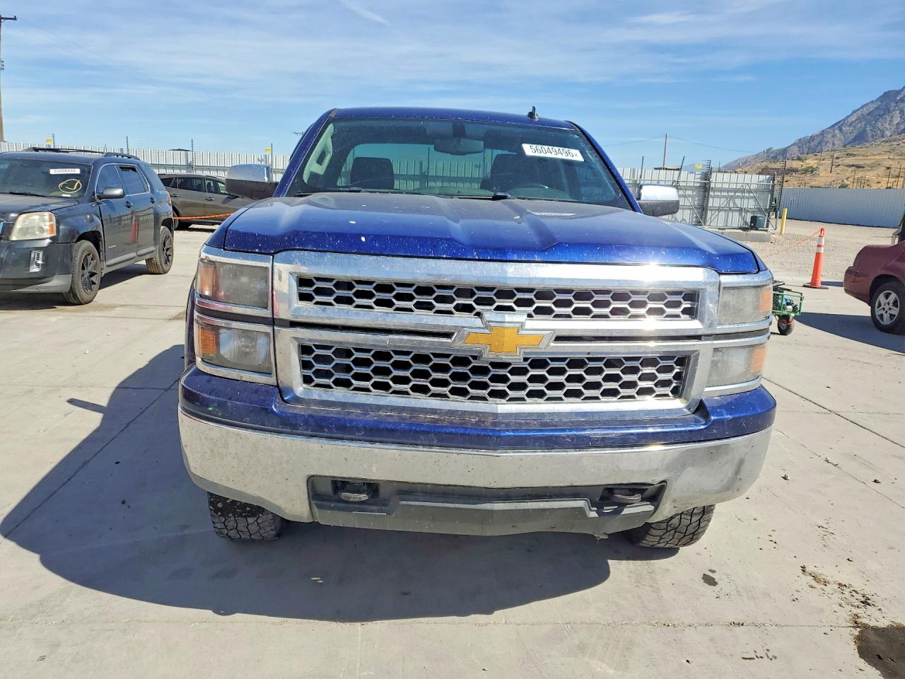 2014 Chevrolet Silverado K1500 Lt Blue vin: 1GCVKREC5EZ194843
