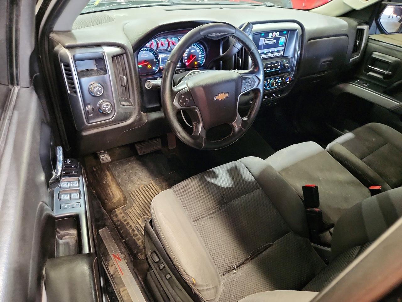 2014 Chevrolet Silverado K1500 Lt Black vin: 1GCVKREC5EZ338410