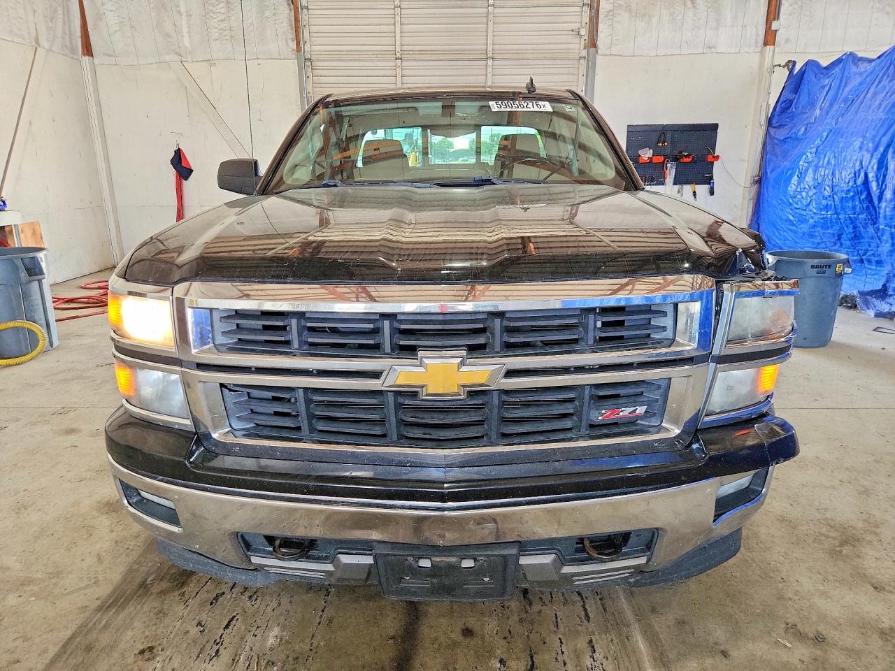 2014 Chevrolet Silverado K1500 Lt Black vin: 1GCVKREC5EZ338925