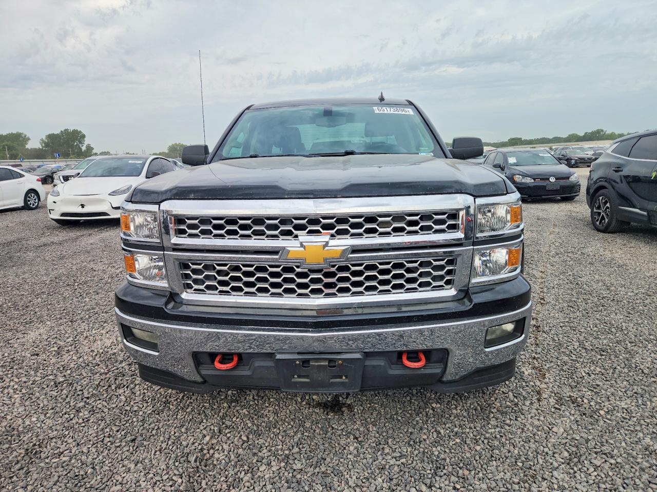 2014 Chevrolet Silverado K1500 Lt Black vin: 1GCVKREC5EZ373108