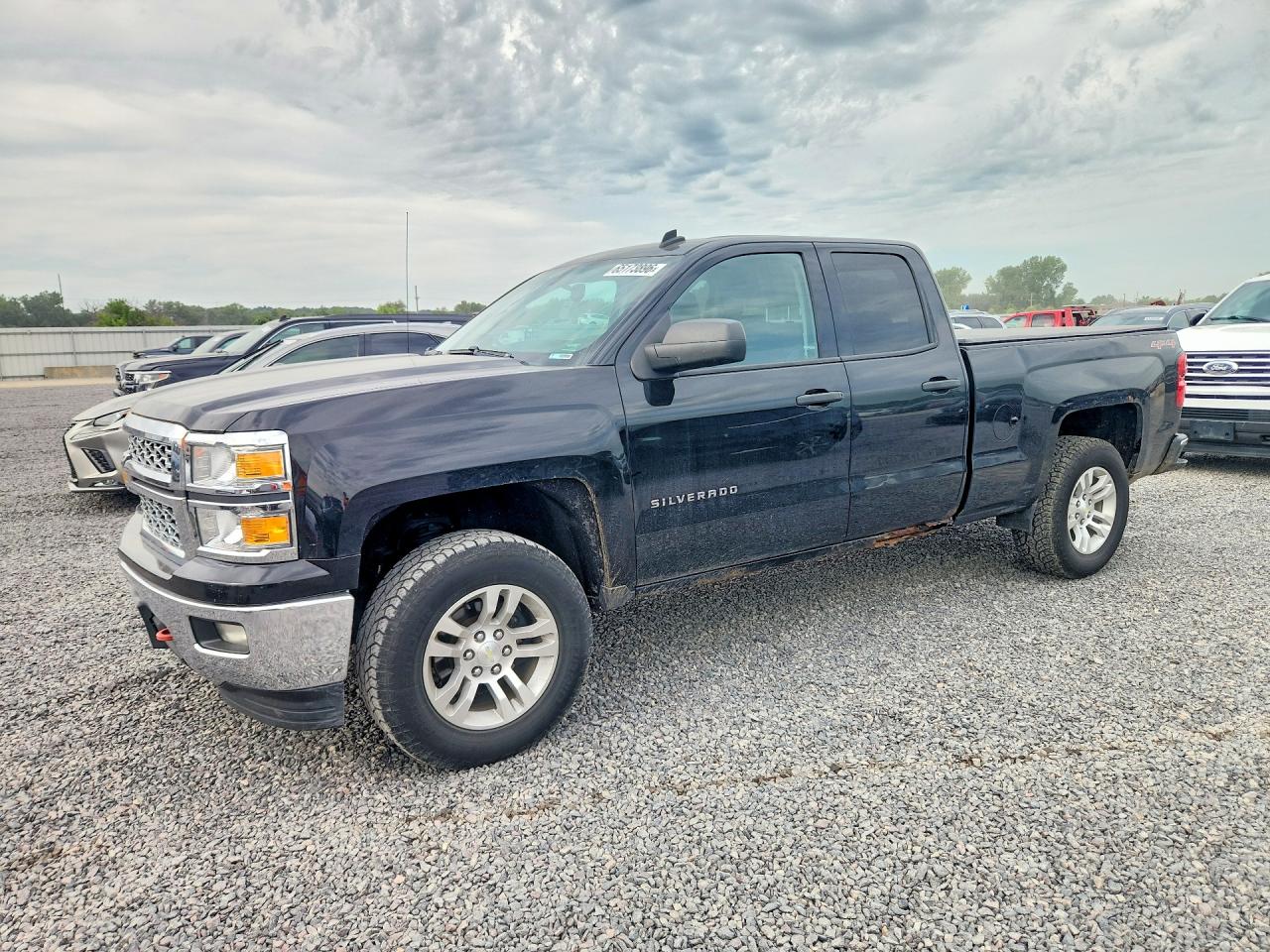 2014 Chevrolet Silverado K1500 Lt Black vin: 1GCVKREC5EZ373108