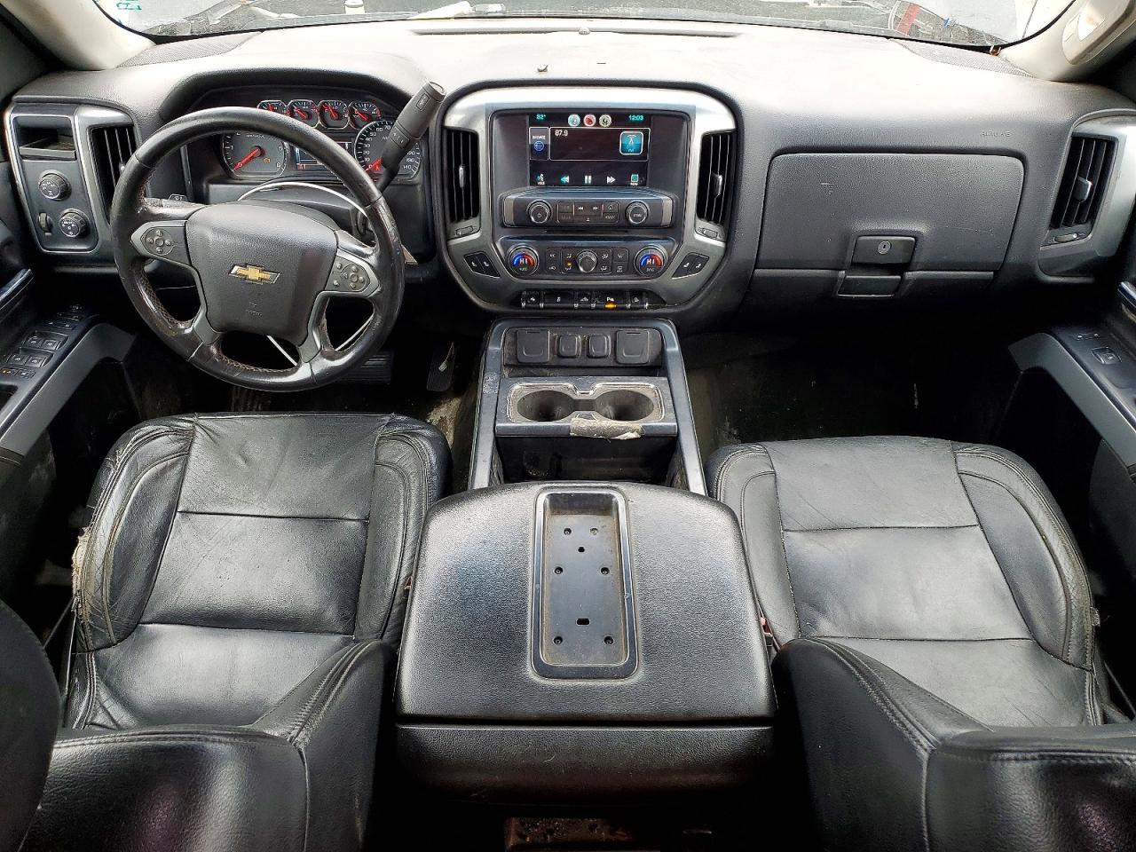 2014 Chevrolet Silverado K1500 Lt Black vin: 1GCVKREC5EZ373870