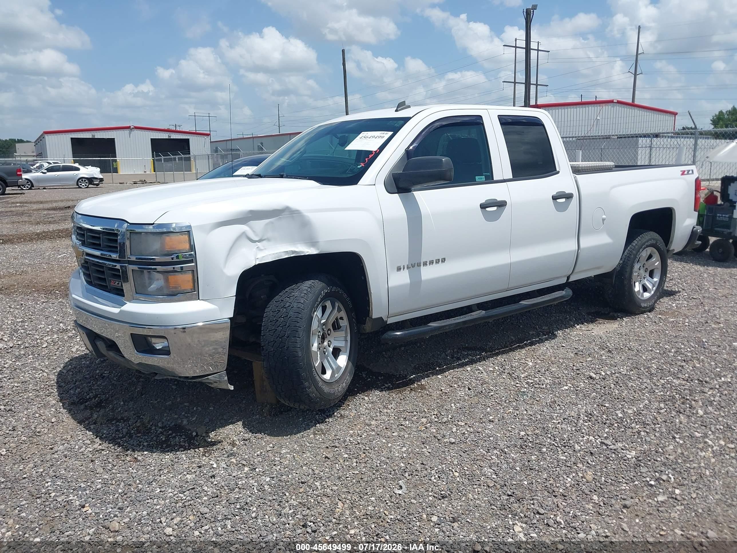 2014 Chevrolet Silverado 1500 Lt Белый vin: 1GCVKREC5EZ408536