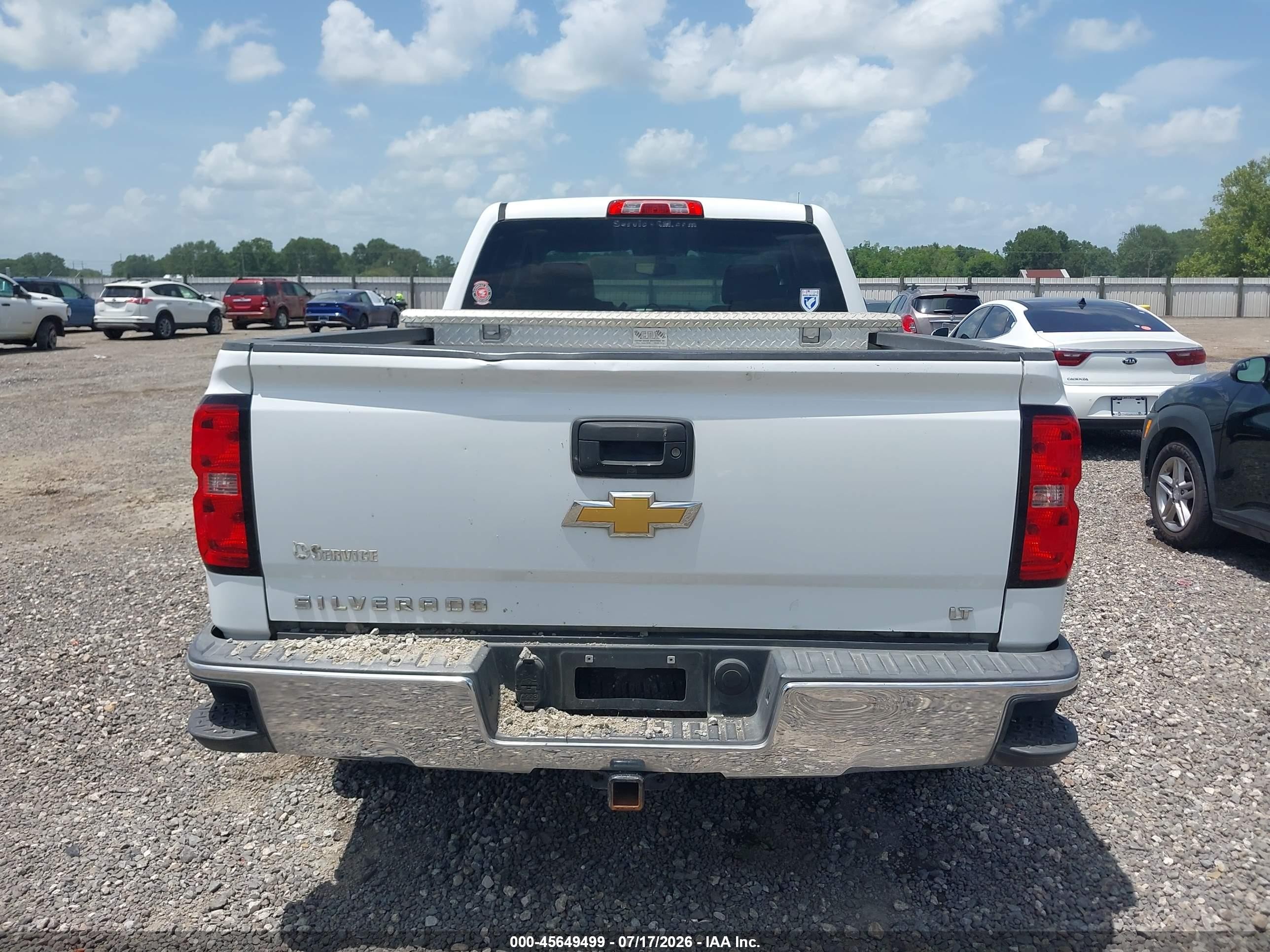 2014 Chevrolet Silverado 1500 Lt Белый vin: 1GCVKREC5EZ408536