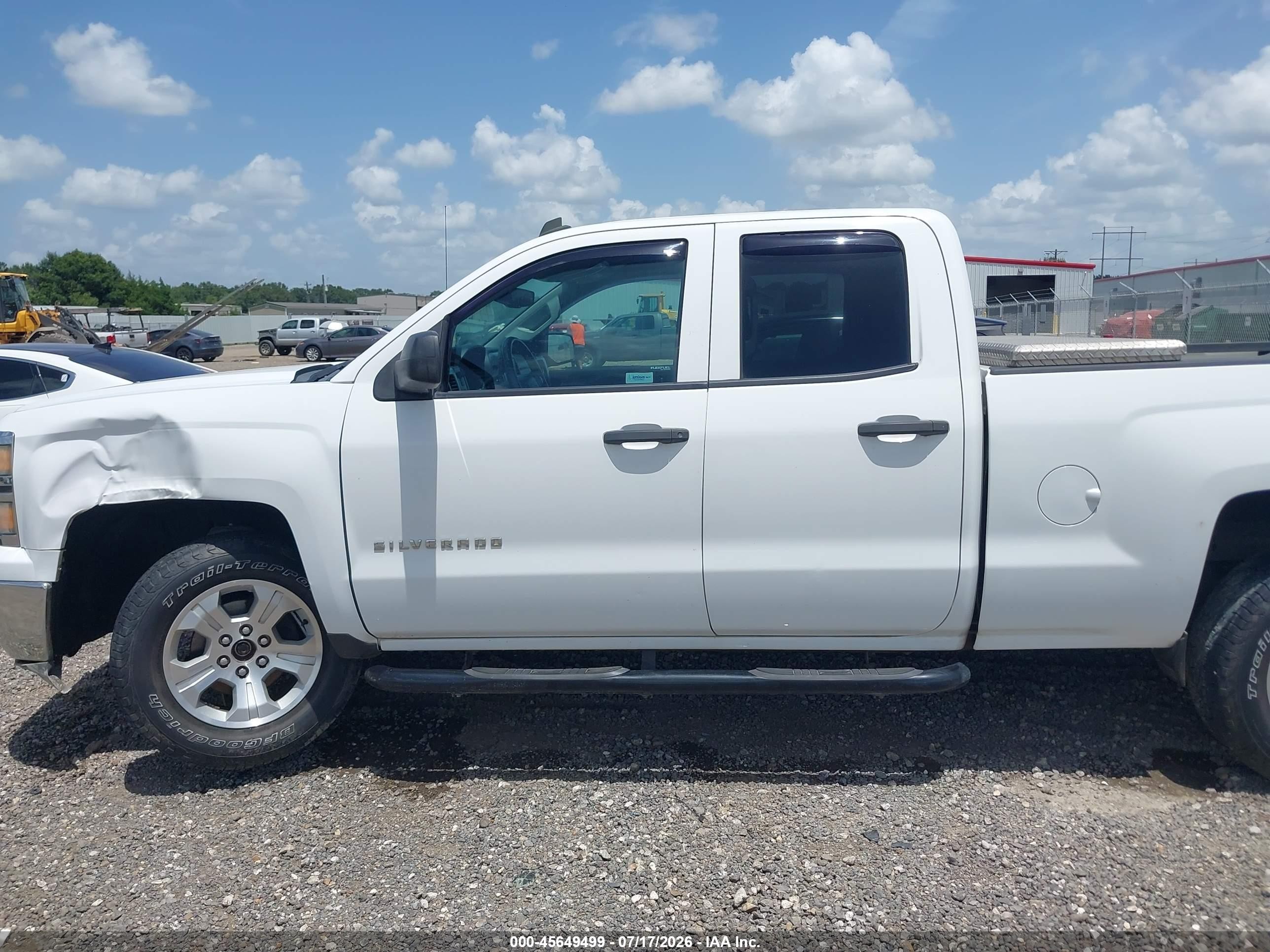 2014 Chevrolet Silverado 1500 Lt Белый vin: 1GCVKREC5EZ408536
