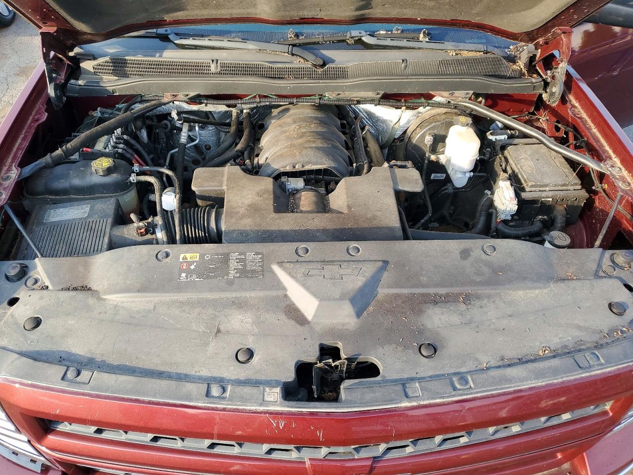 2014 Chevrolet Silverado K1500 Lt Burgundy vin: 1GCVKREC5EZ409802