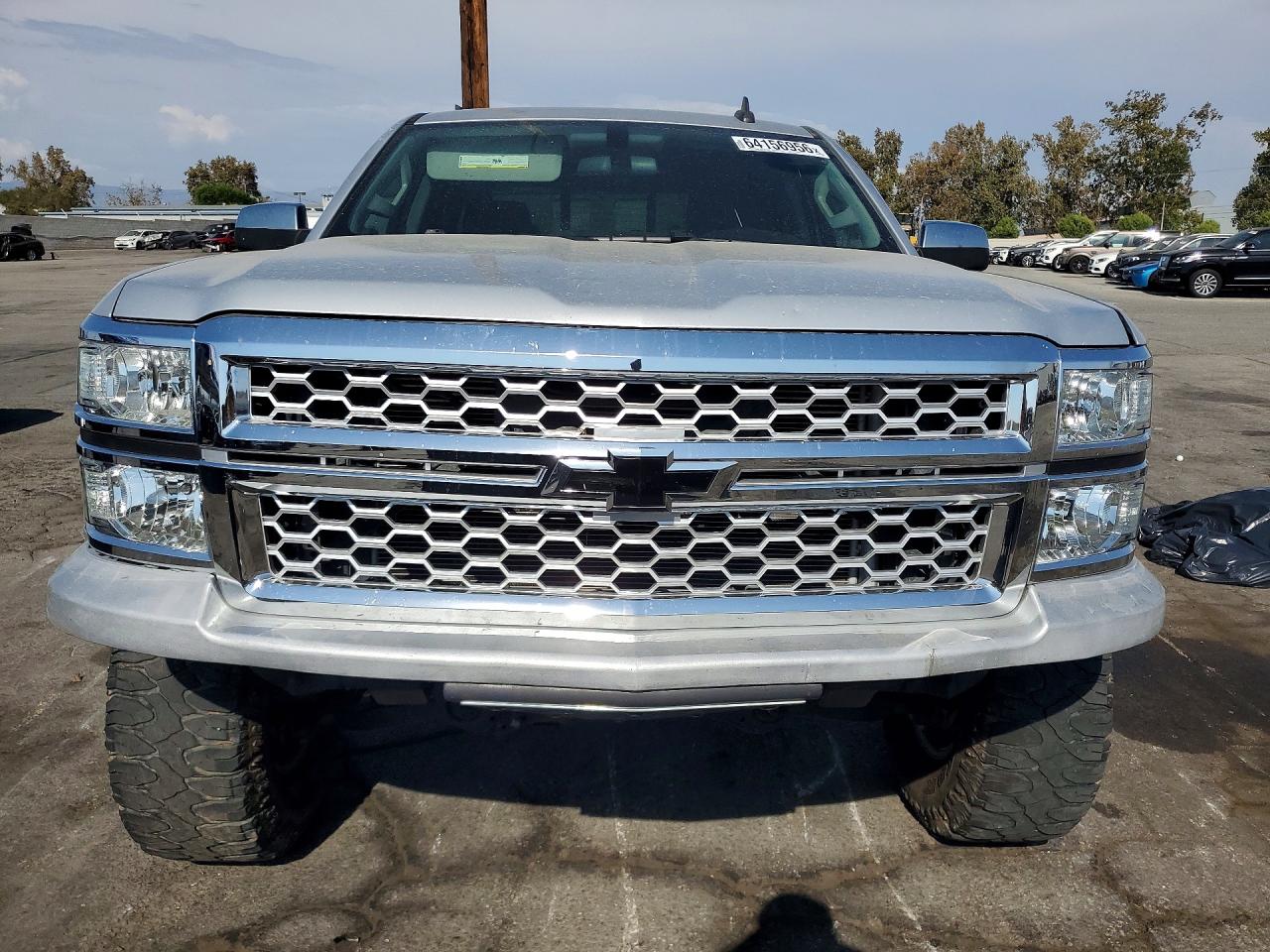 2015 Chevrolet Silverado K1500 Lt Silver vin: 1GCVKREC5FZ192396