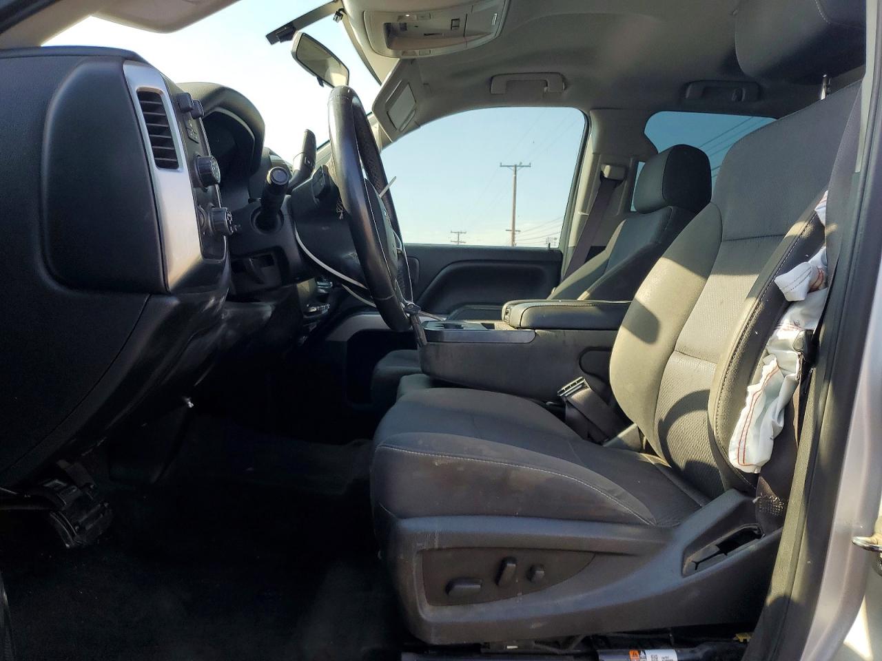 2015 Chevrolet Silverado K1500 Lt Silver vin: 1GCVKREC5FZ192396