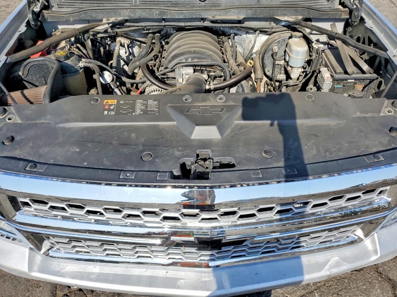 2015 Chevrolet Silverado K1500 Lt Silver vin: 1GCVKREC5FZ192396