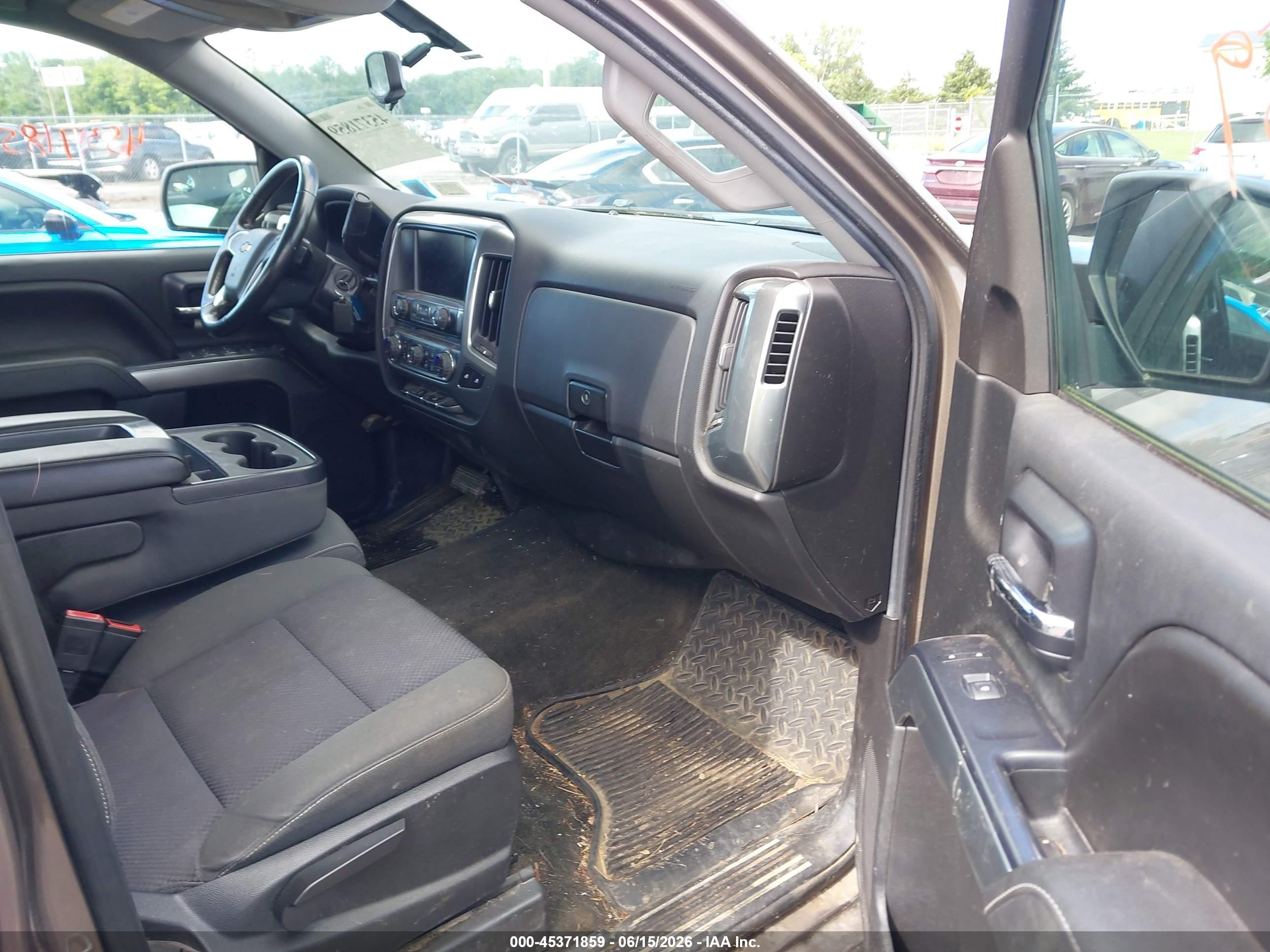 2015 Chevrolet Silverado 1500 Lt Brown vin: 1GCVKREC5FZ233254