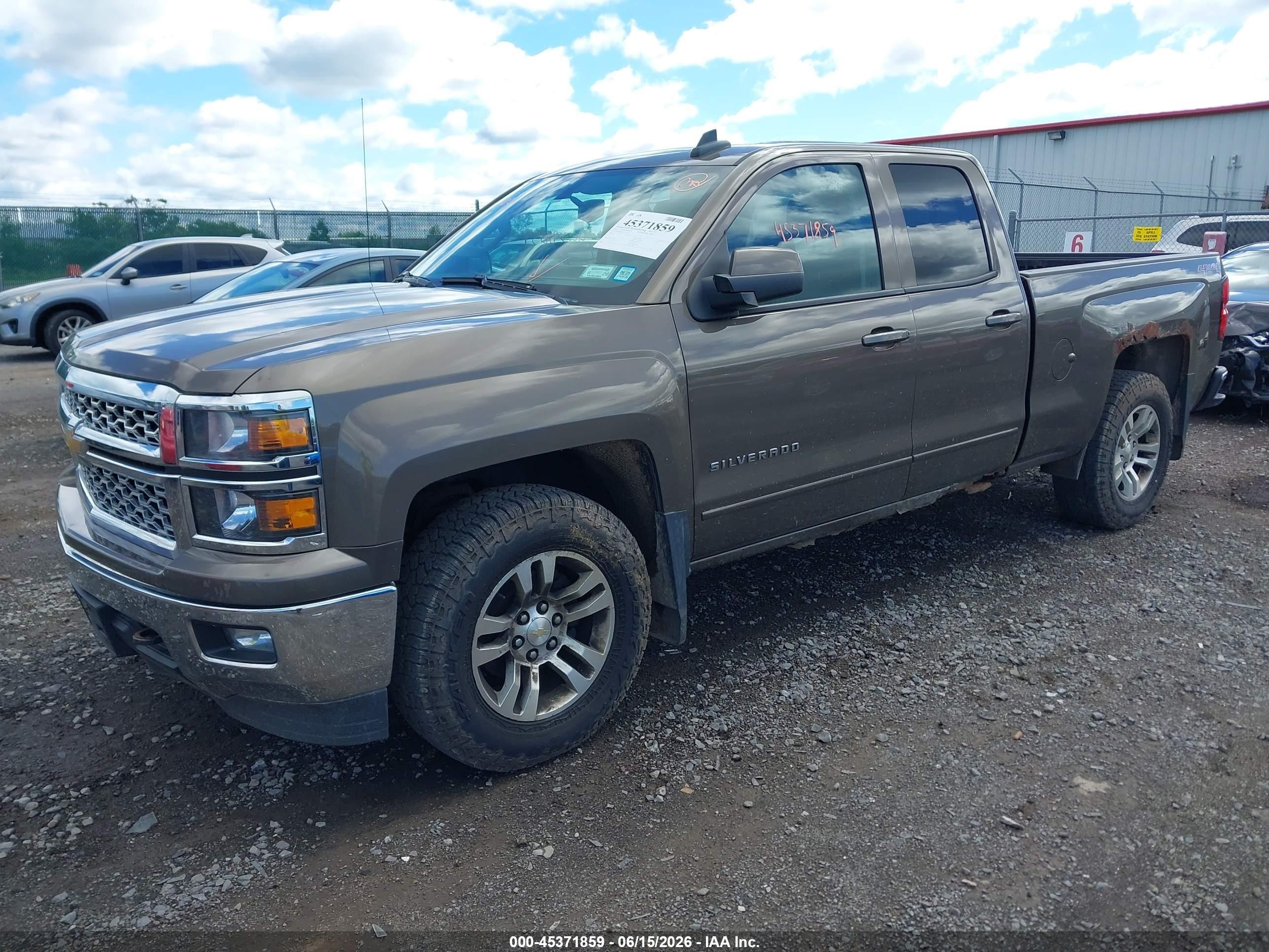 2015 Chevrolet Silverado 1500 Lt Brown vin: 1GCVKREC5FZ233254
