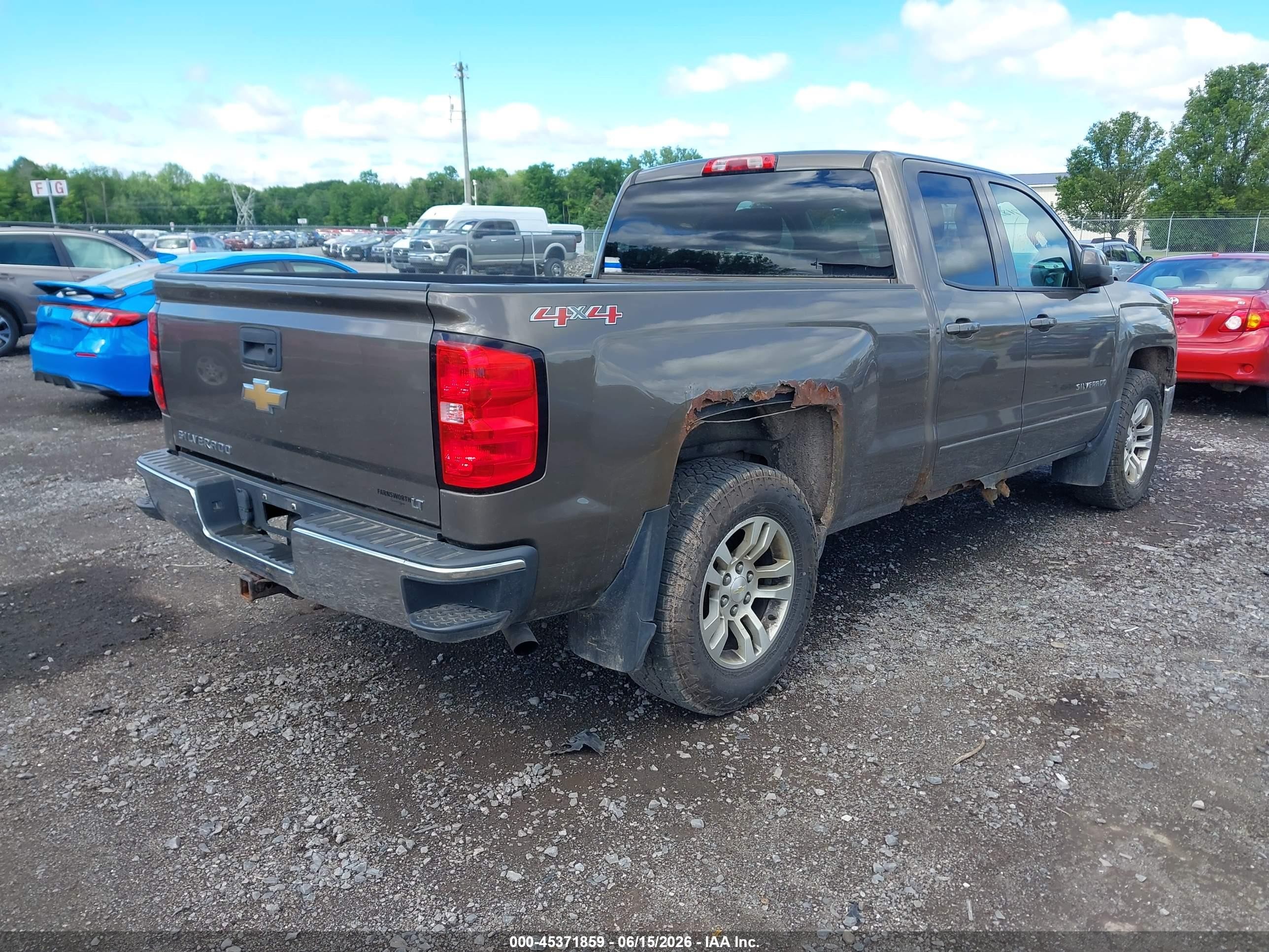 2015 Chevrolet Silverado 1500 Lt Brown vin: 1GCVKREC5FZ233254
