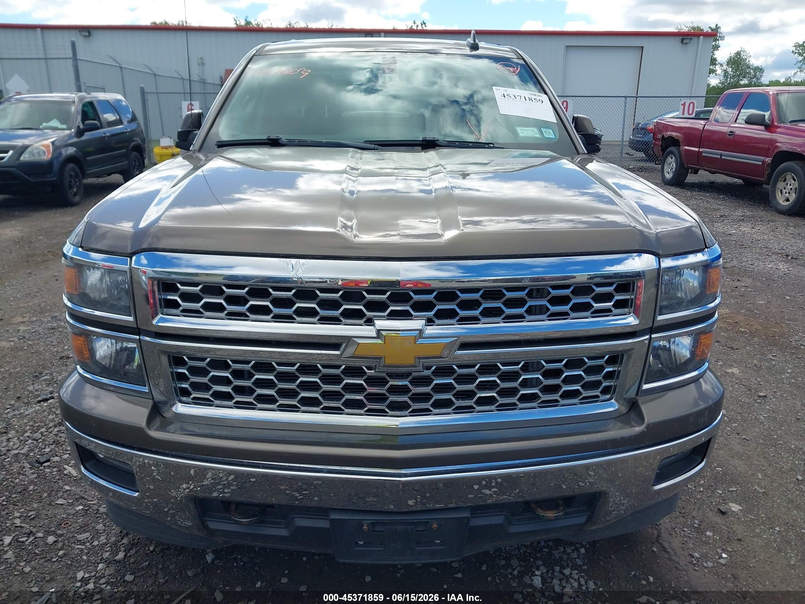 2015 Chevrolet Silverado 1500 Lt Brown vin: 1GCVKREC5FZ233254