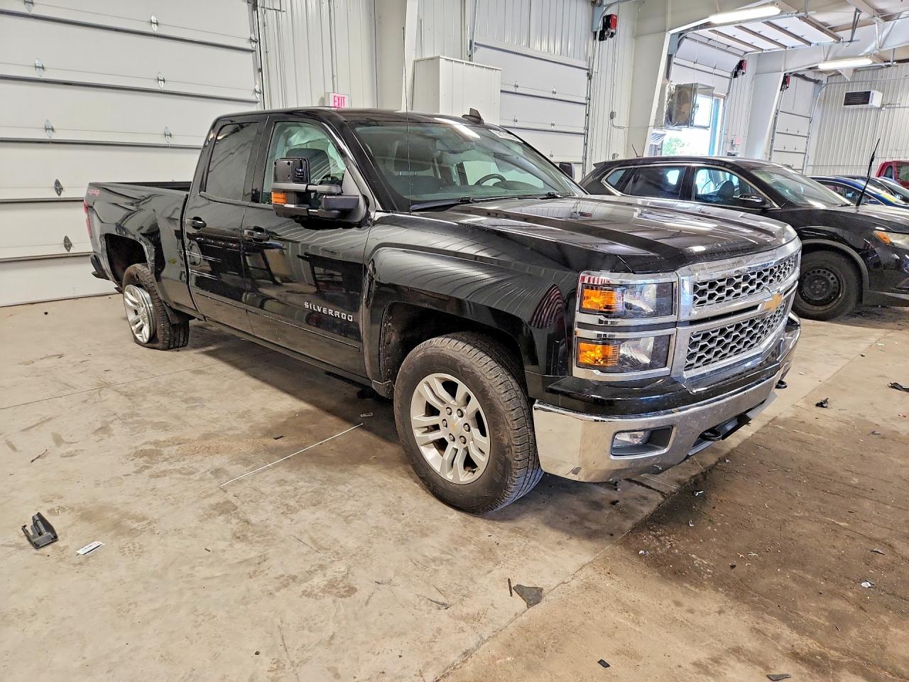2015 Chevrolet Silverado K1500 Lt Black vin: 1GCVKREC5FZ305439