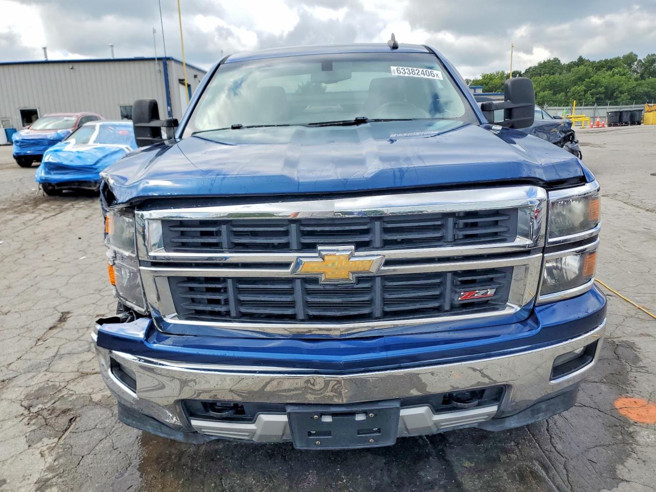 2015 Chevrolet Silverado K1500 Lt Синий vin: 1GCVKREC5FZ354401