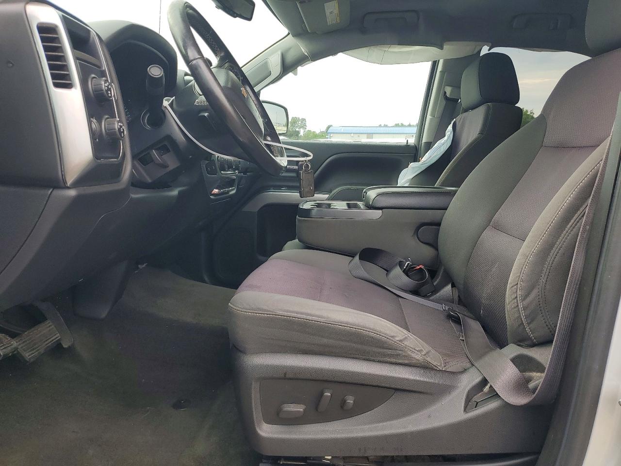 2015 Chevrolet Silverado K1500 Lt Silver vin: 1GCVKREC5FZ386992