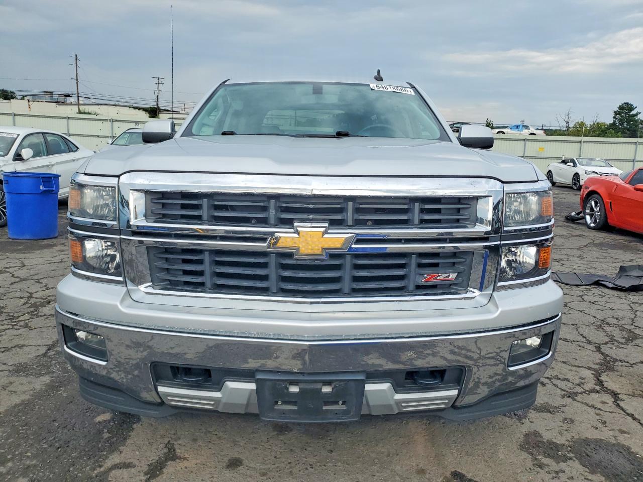 2015 Chevrolet Silverado K1500 Lt Silver vin: 1GCVKREC5FZ386992