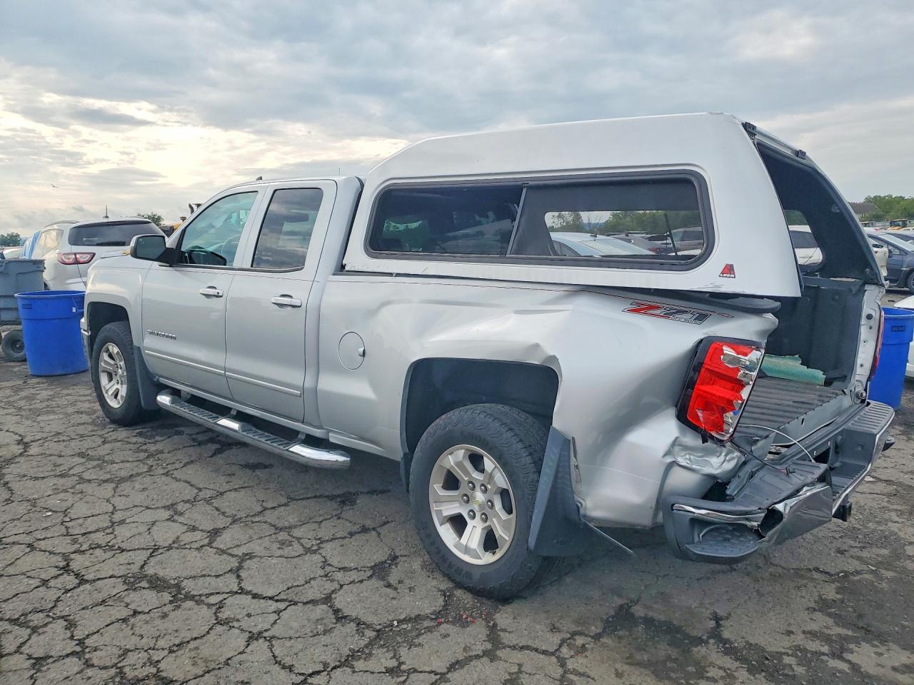 2015 Chevrolet Silverado K1500 Lt Silver vin: 1GCVKREC5FZ386992