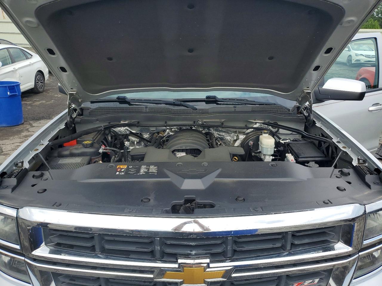 2015 Chevrolet Silverado K1500 Lt Silver vin: 1GCVKREC5FZ386992