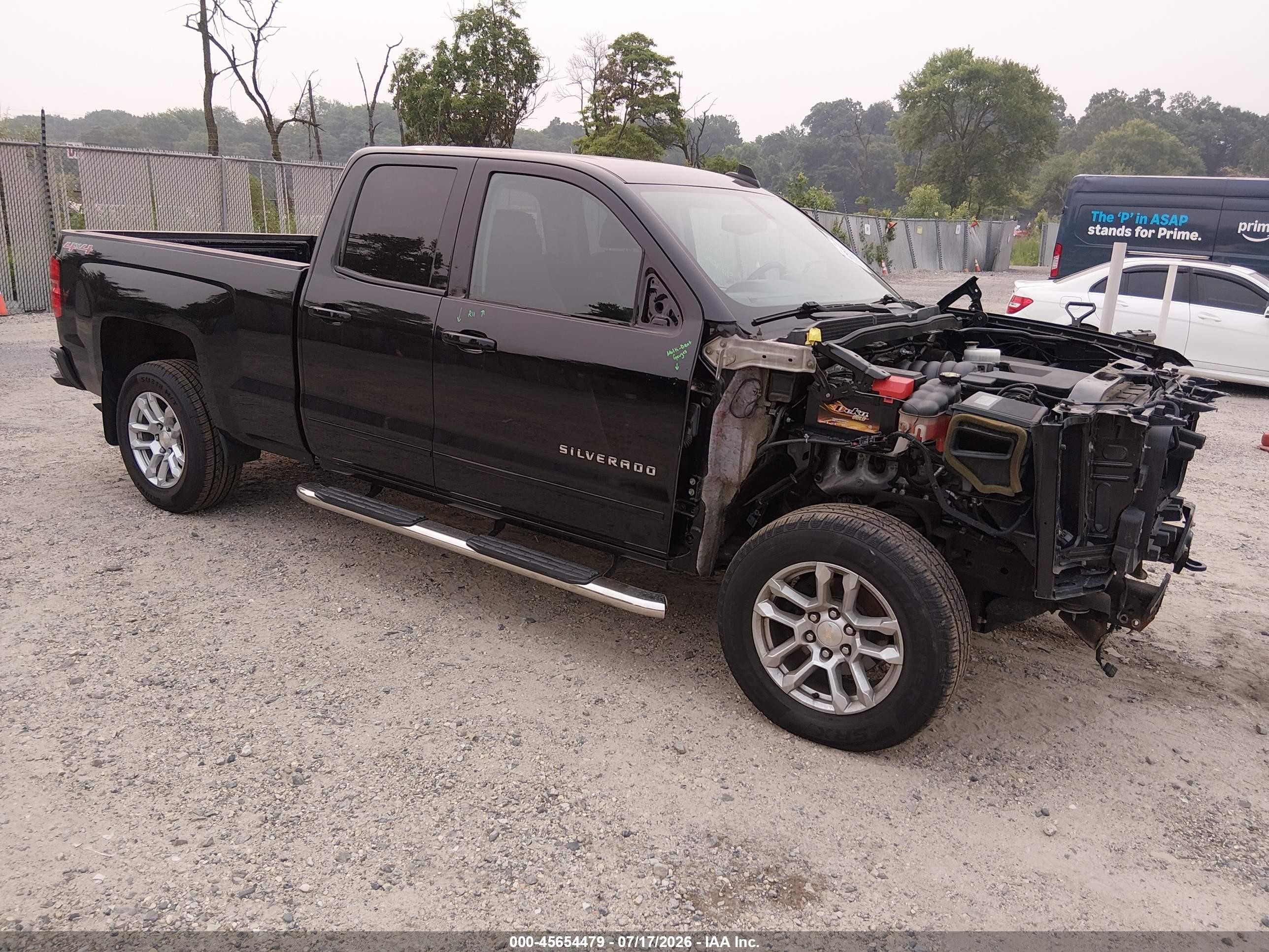 2015 Chevrolet Silverado 1500 Lt Black vin: 1GCVKREC5FZ391674