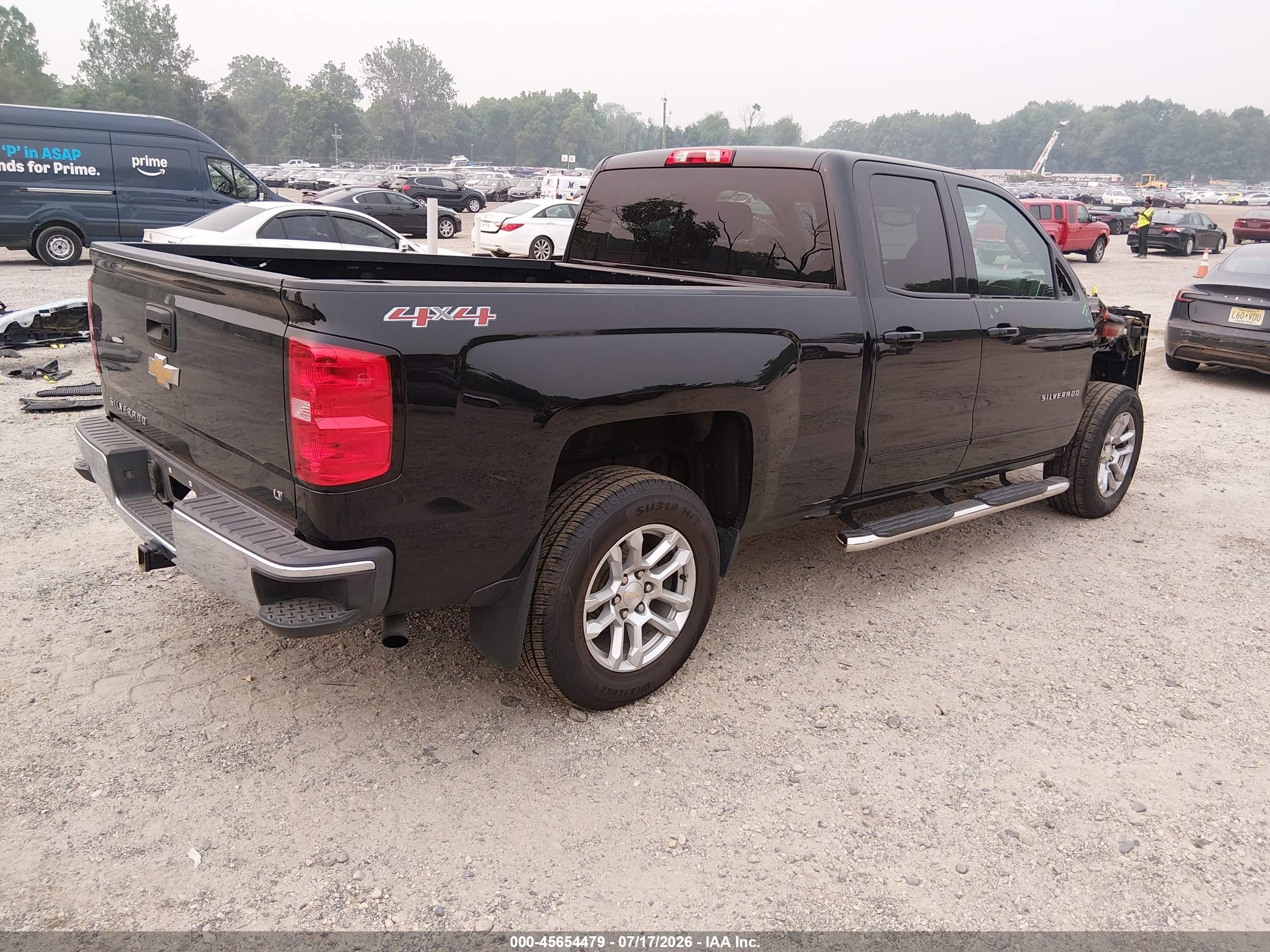 2015 Chevrolet Silverado 1500 Lt Черный vin: 1GCVKREC5FZ391674