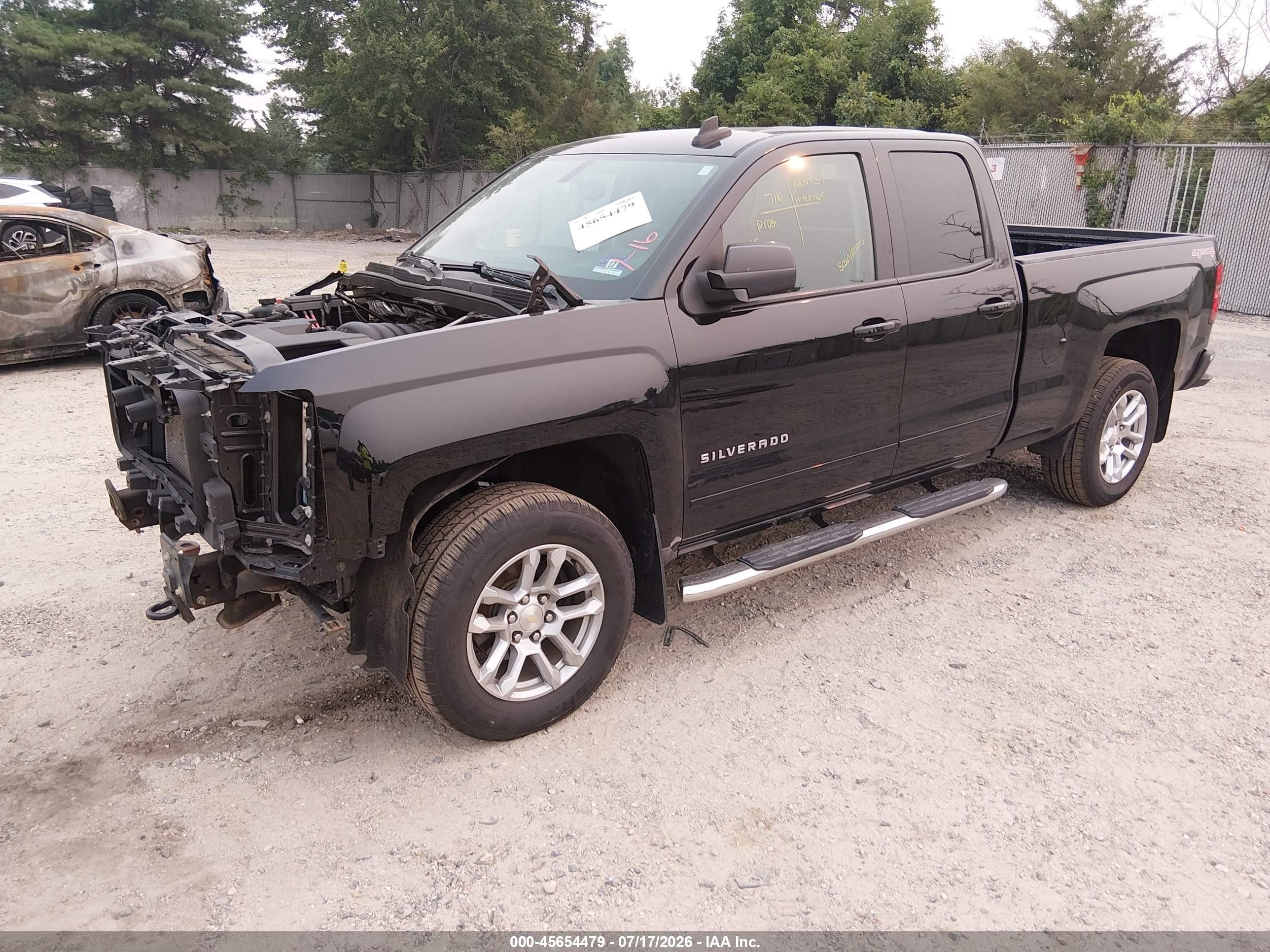 2015 Chevrolet Silverado 1500 Lt Черный vin: 1GCVKREC5FZ391674