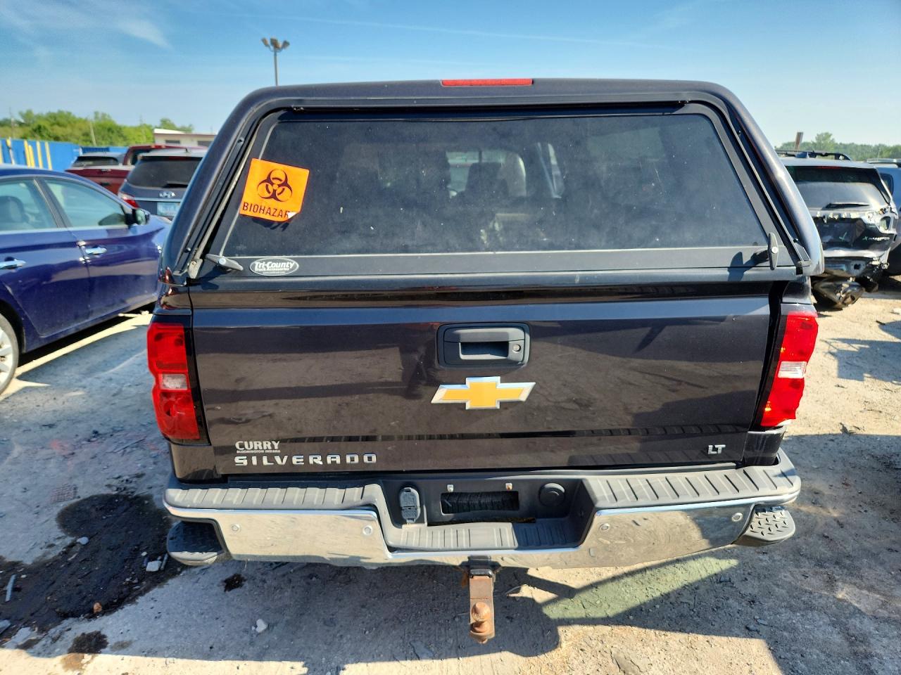 2015 Chevrolet Silverado K1500 Lt Black vin: 1GCVKREC5FZ437682