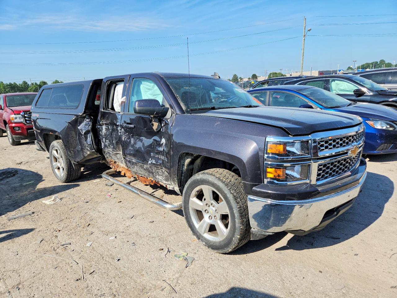 2015 Chevrolet Silverado K1500 Lt Black vin: 1GCVKREC5FZ437682