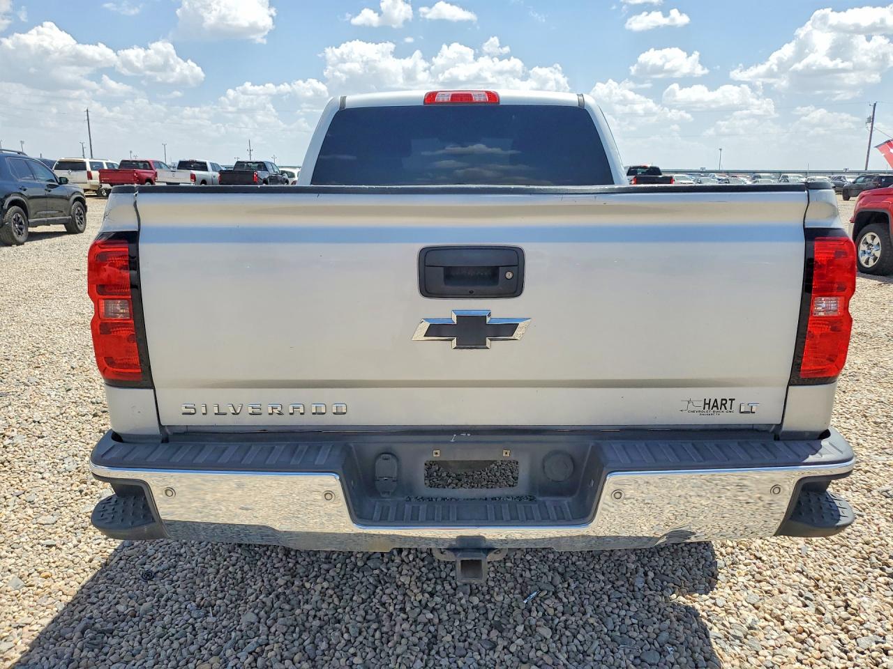2014 Chevrolet Silverado K1500 Lt Silver vin: 1GCVKREC6EZ205980