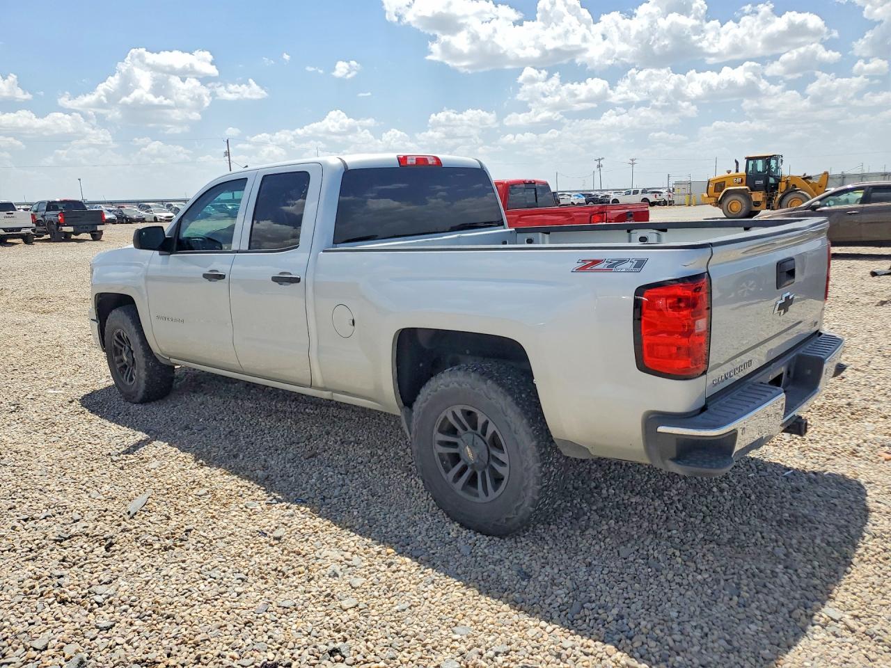 2014 Chevrolet Silverado K1500 Lt Silver vin: 1GCVKREC6EZ205980
