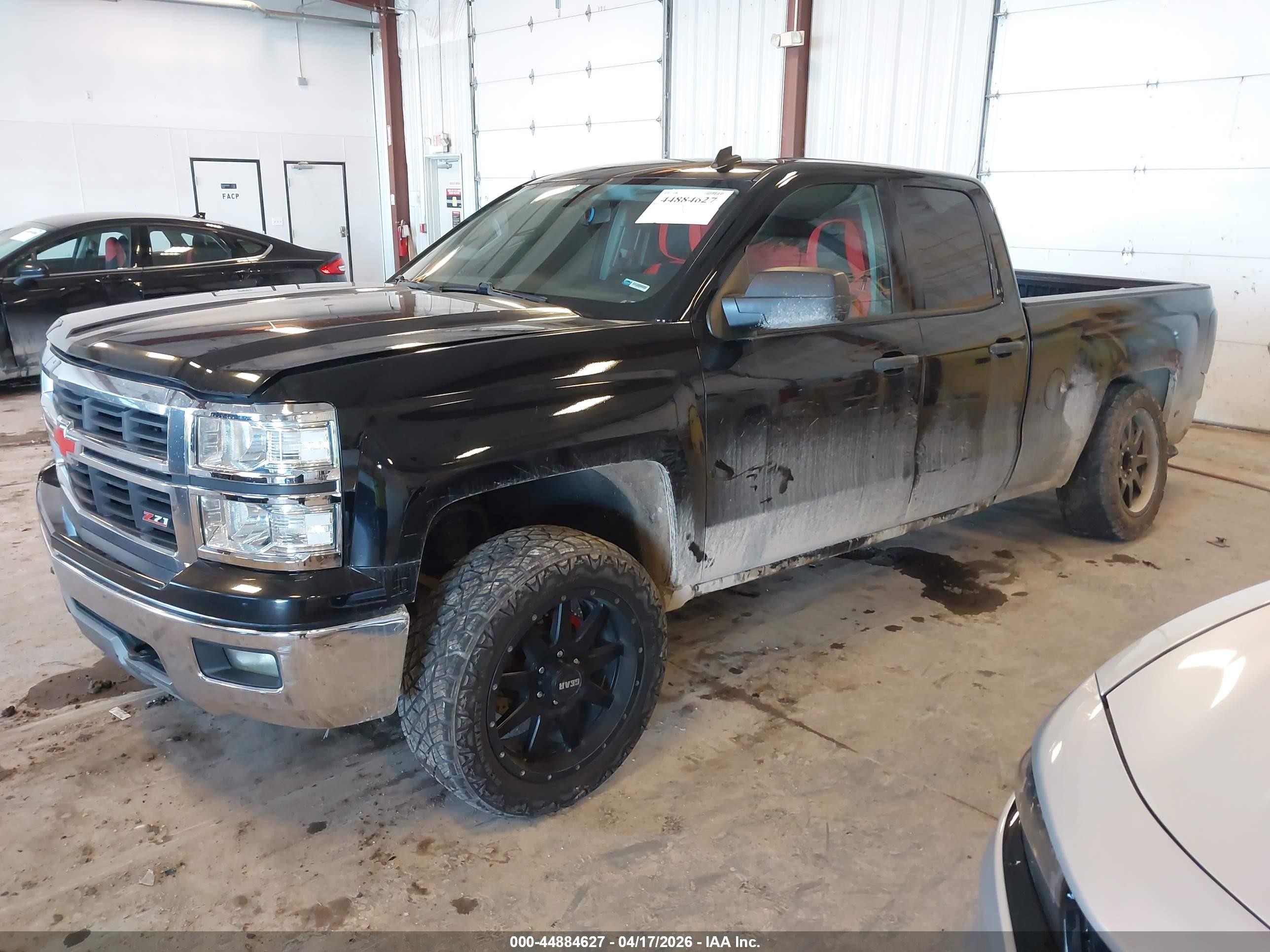 2014 Chevrolet Silverado 1500 2lt Black vin: 1GCVKREC6EZ338562