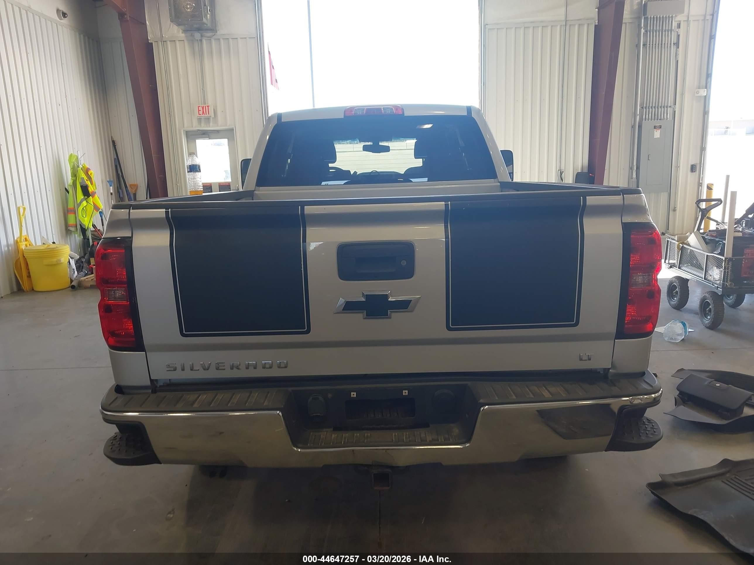 2014 Chevrolet Silverado 1500 1lt Серебряный vin: 1GCVKREC6EZ355166