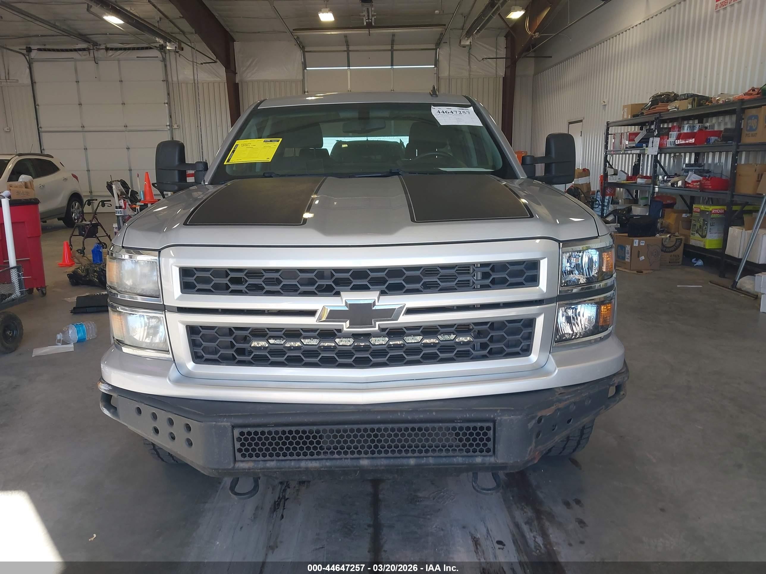 2014 Chevrolet Silverado 1500 1lt Серебряный vin: 1GCVKREC6EZ355166