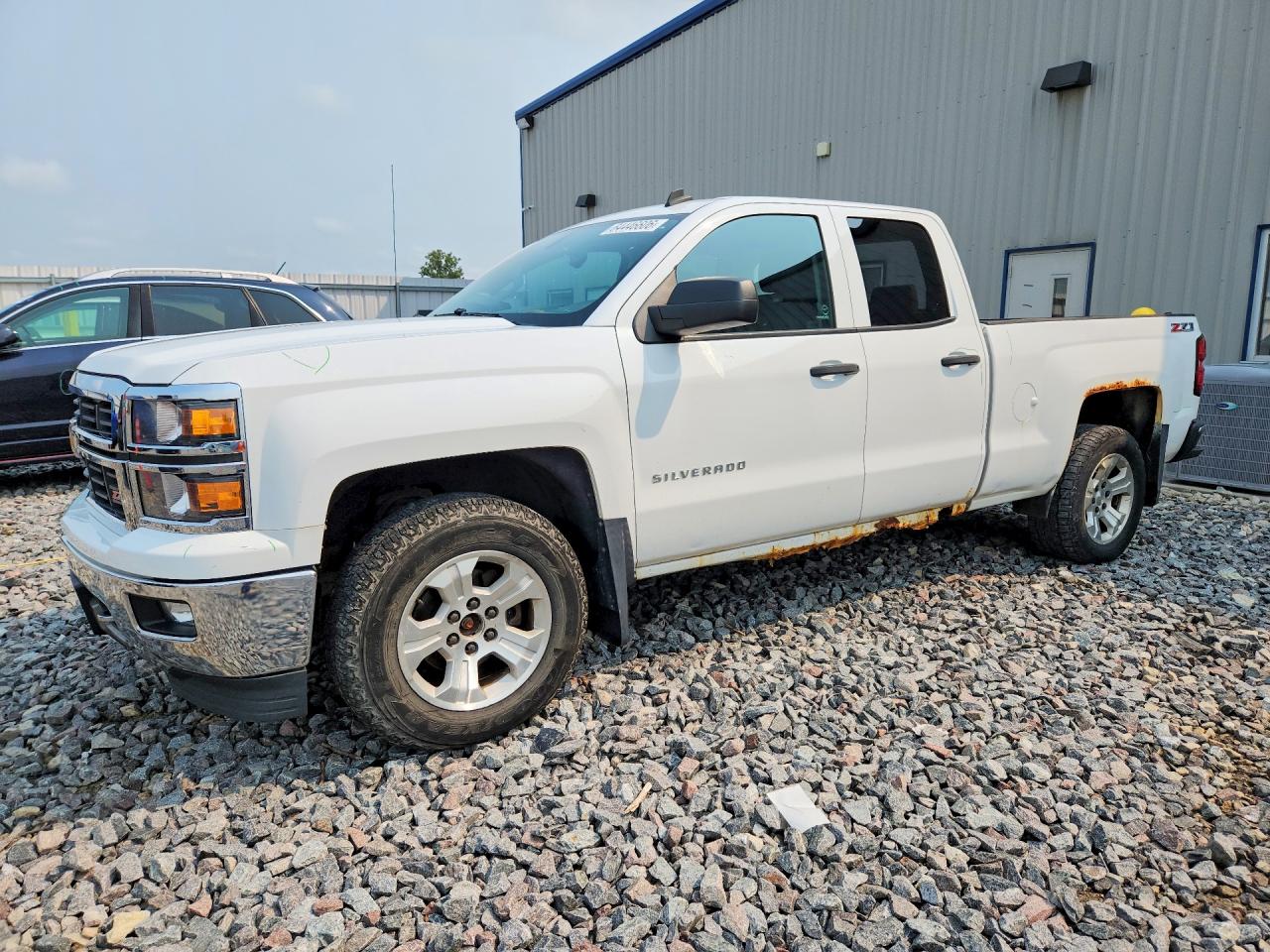 2014 Chevrolet Silverado K1500 Lt White vin: 1GCVKREC6EZ389365
