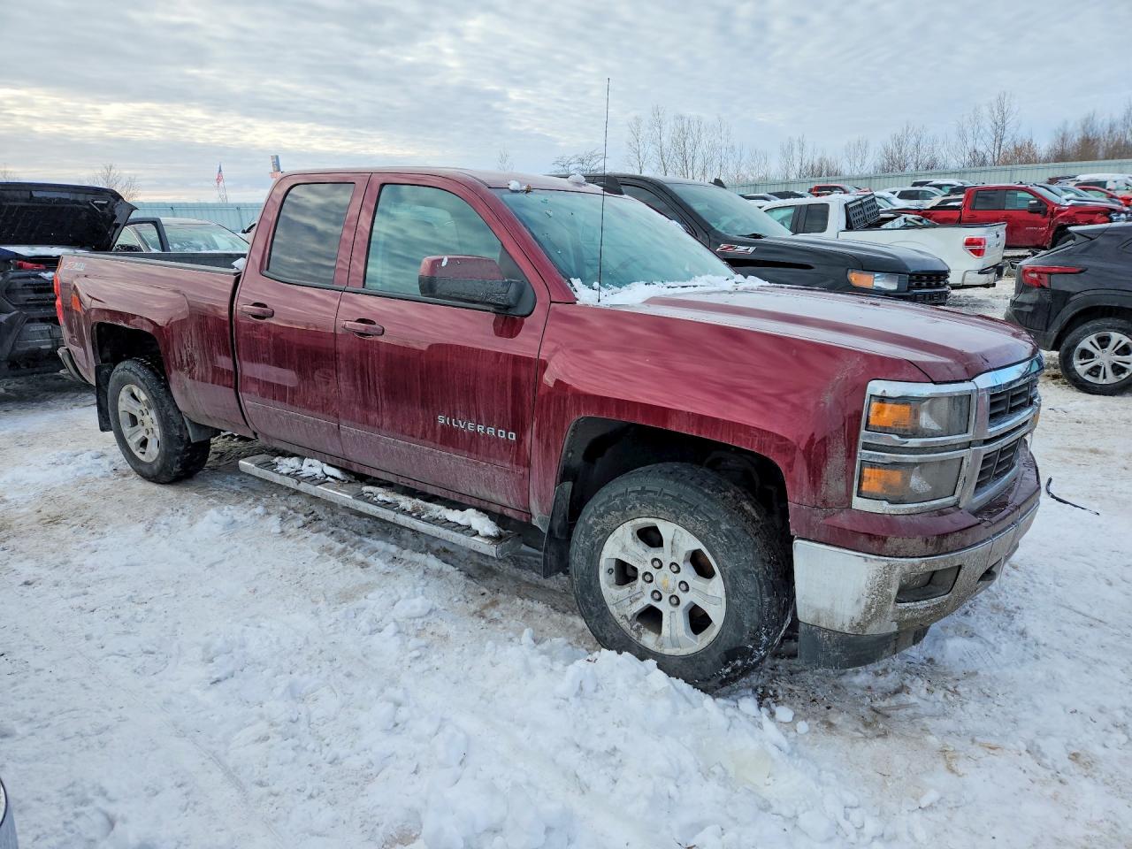 2015 Chevrolet Silverado K1500 Lt Темно-бордовый vin: 1GCVKREC6FZ279224