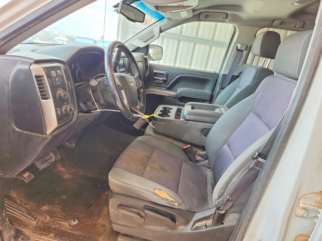 2015 Chevrolet Silverado K1500 Lt White vin: 1GCVKREC6FZ297903