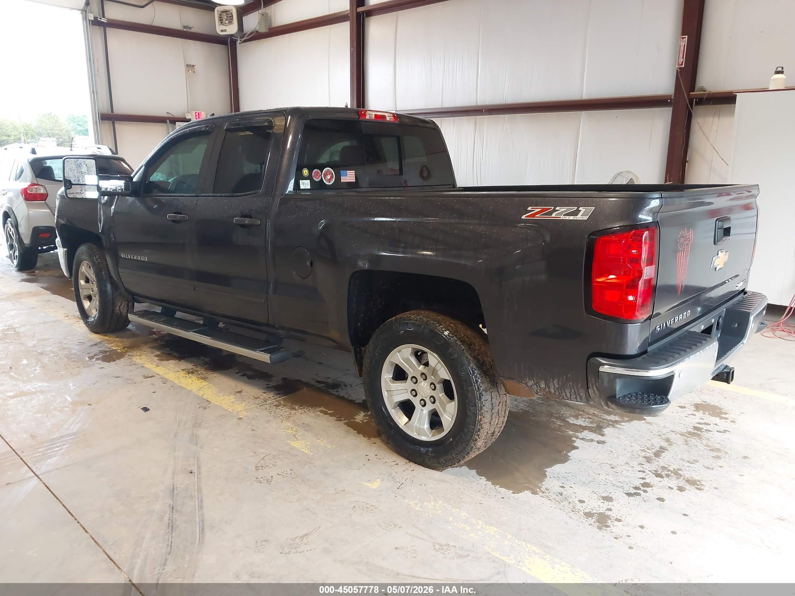 2015 Chevrolet Silverado 1500 2lt Gray vin: 1GCVKREC6FZ377556