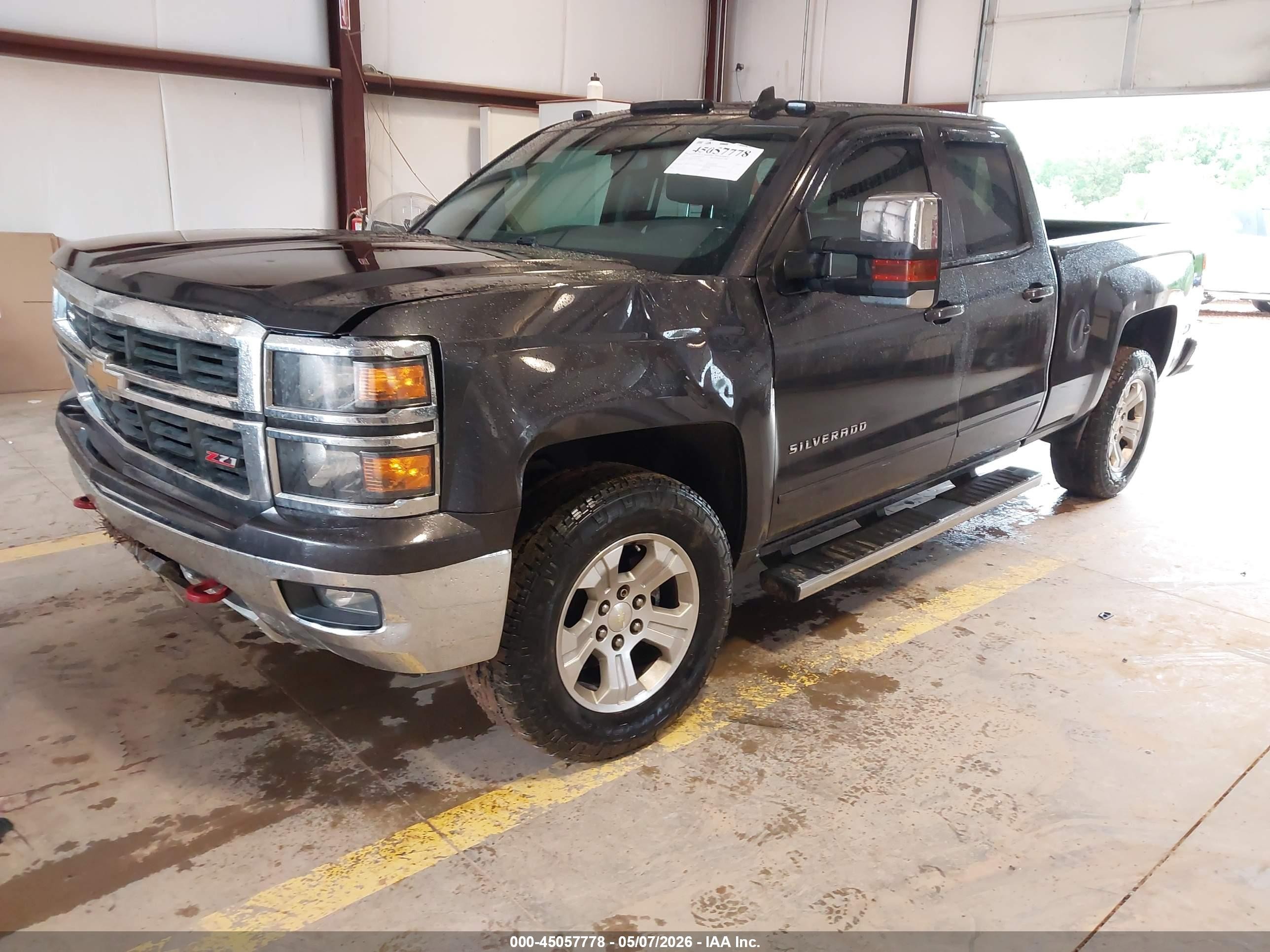 2015 Chevrolet Silverado 1500 2lt Gray vin: 1GCVKREC6FZ377556