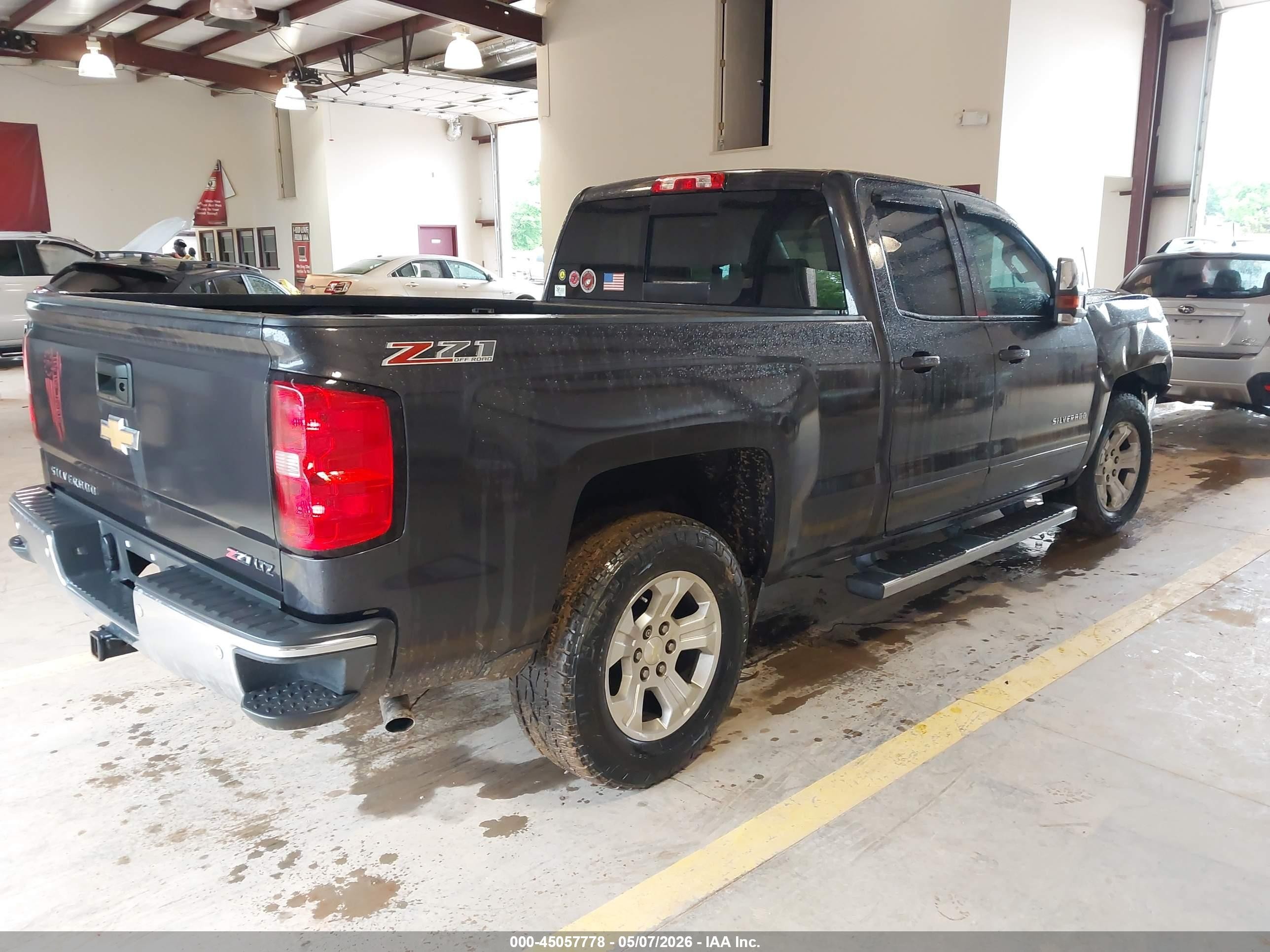 2015 Chevrolet Silverado 1500 2lt Gray vin: 1GCVKREC6FZ377556