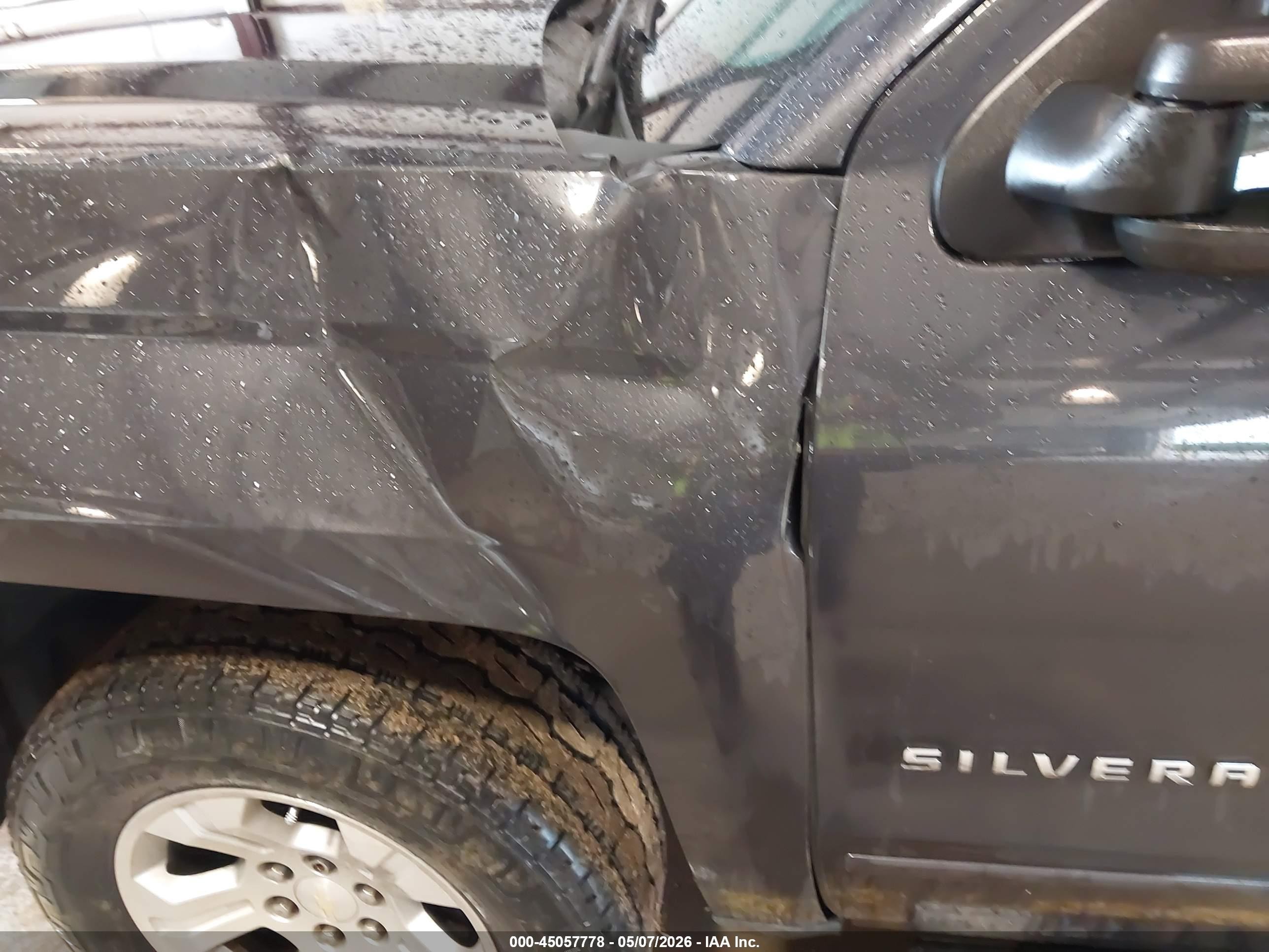 2015 Chevrolet Silverado 1500 2lt Gray vin: 1GCVKREC6FZ377556