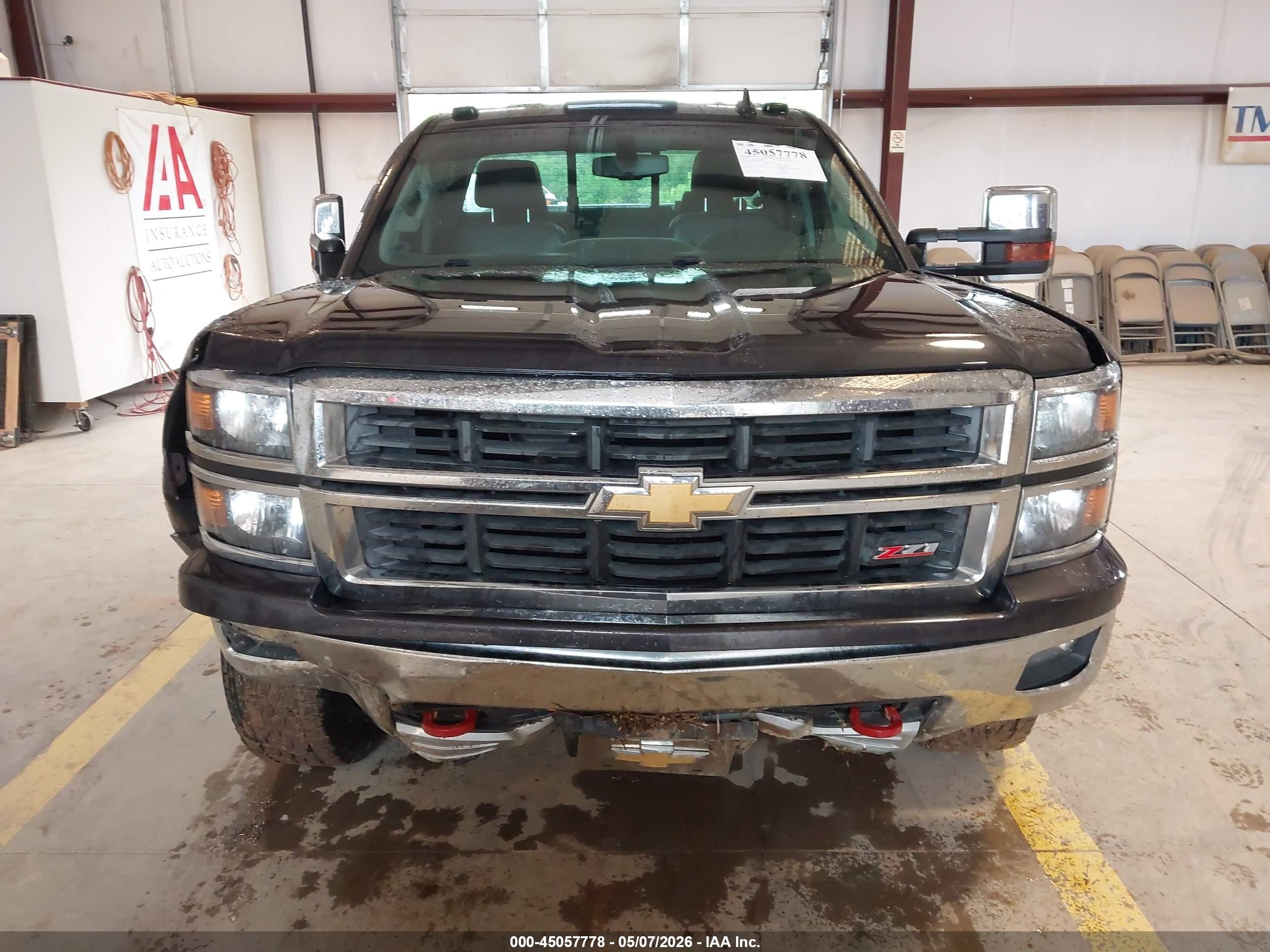 2015 Chevrolet Silverado 1500 2lt Gray vin: 1GCVKREC6FZ377556