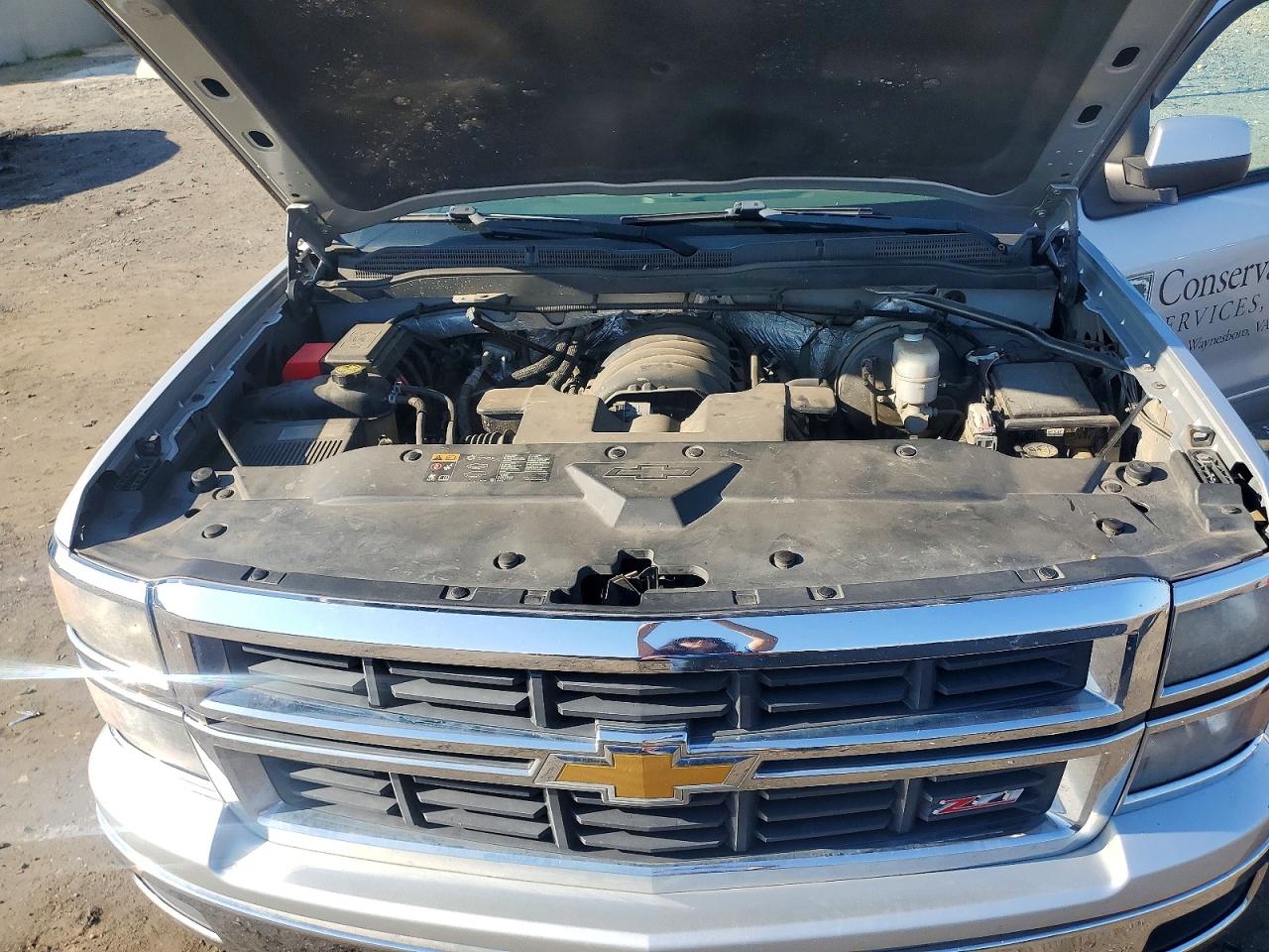 2015 Chevrolet Silverado K1500 Lt Серебряный vin: 1GCVKREC6FZ404237