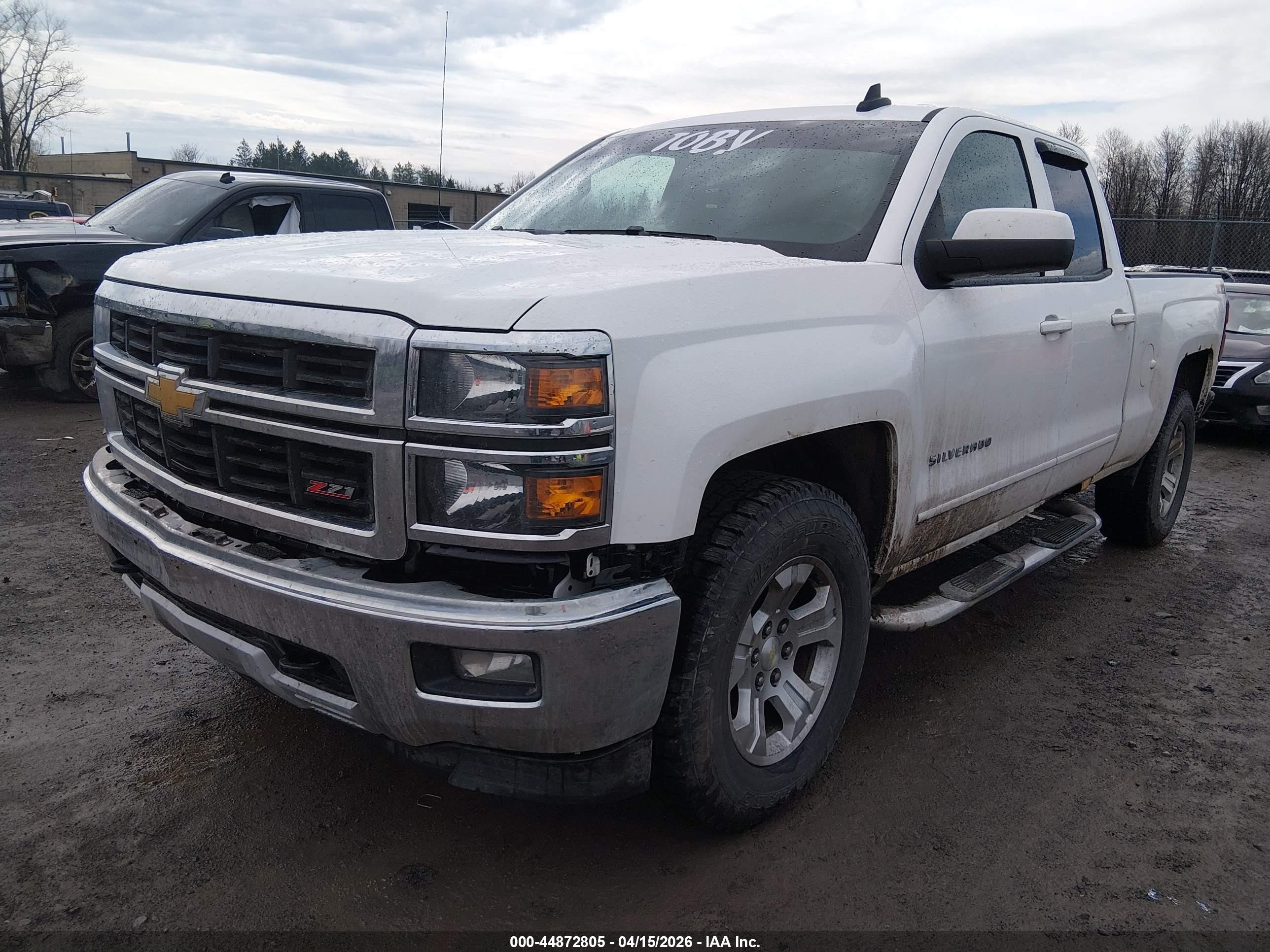 2015 Chevrolet Silverado 1500 2lt Белый vin: 1GCVKREC6FZ414850