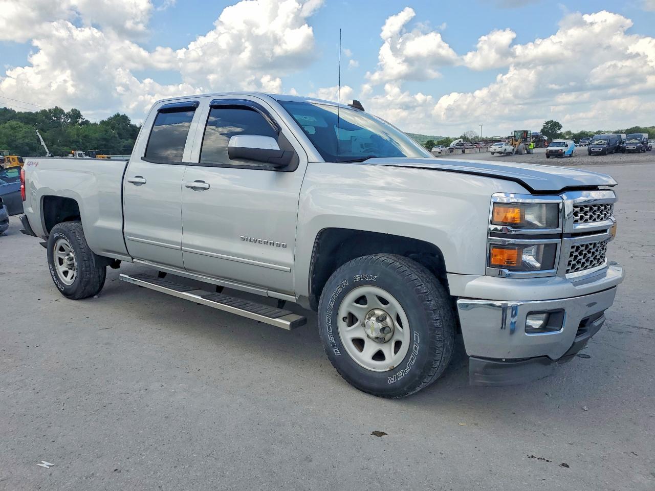 2015 Chevrolet Silverado K1500 Lt Silver vin: 1GCVKREC6FZ438193