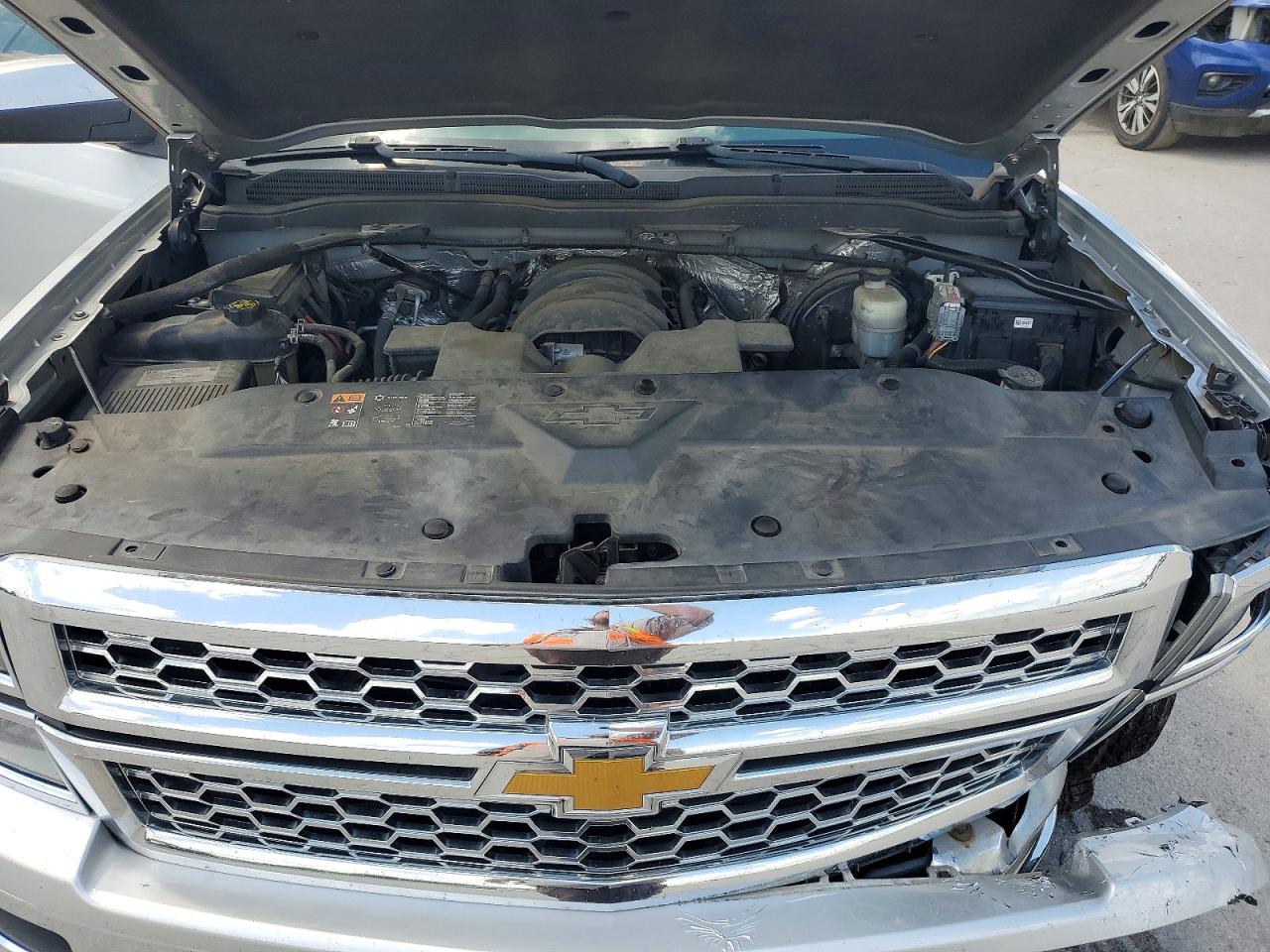 2015 Chevrolet Silverado K1500 Lt Silver vin: 1GCVKREC6FZ438193