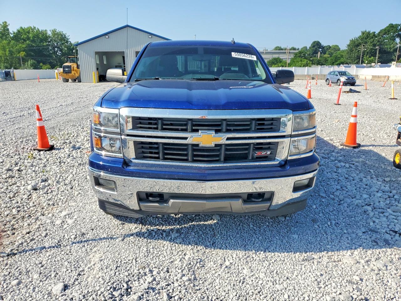 2014 Chevrolet Silverado K1500 Lt Blue vin: 1GCVKREC7EZ162119
