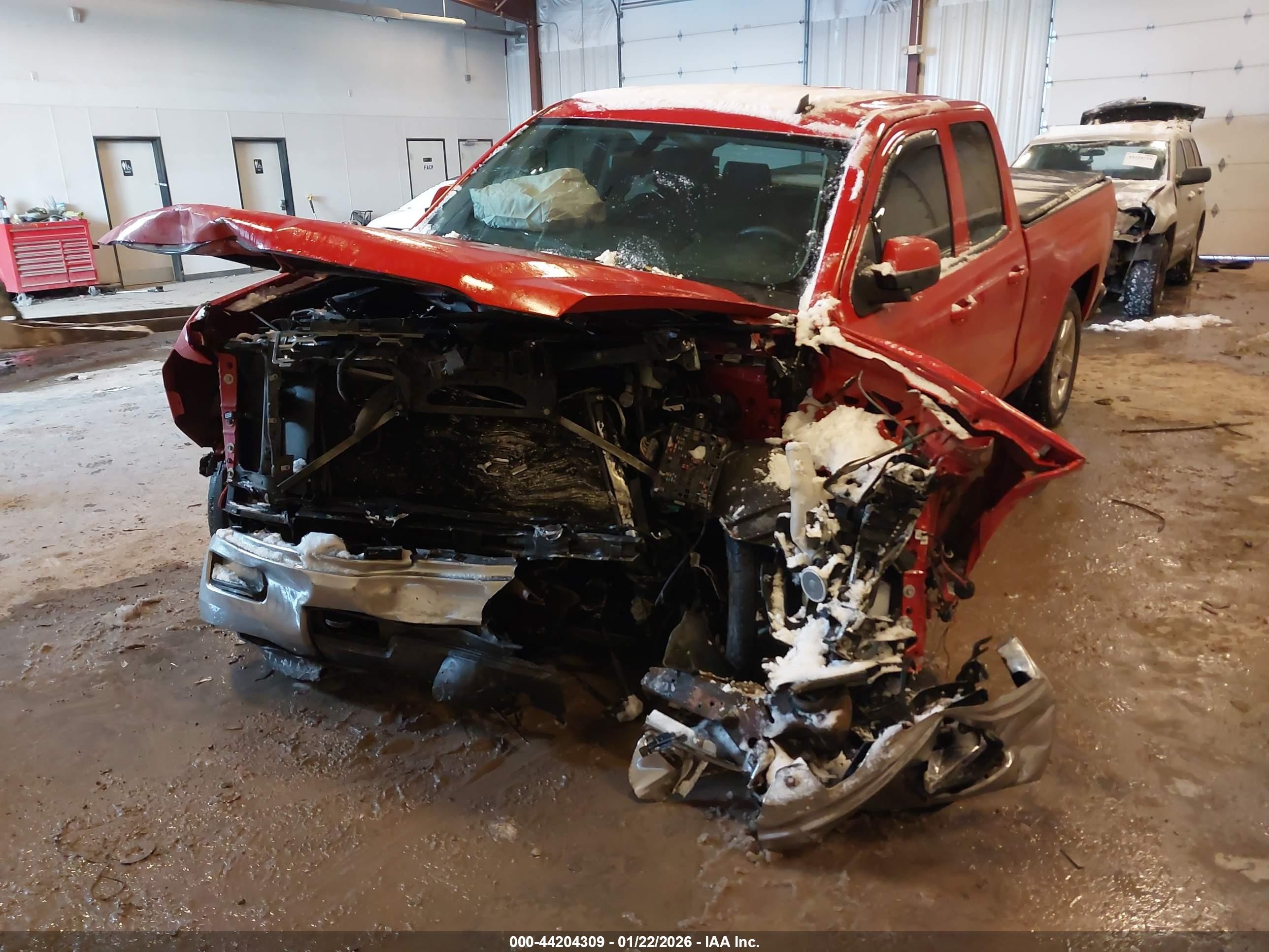 2014 Chevrolet Silverado 1500 1lt Красный vin: 1GCVKREC7EZ191135