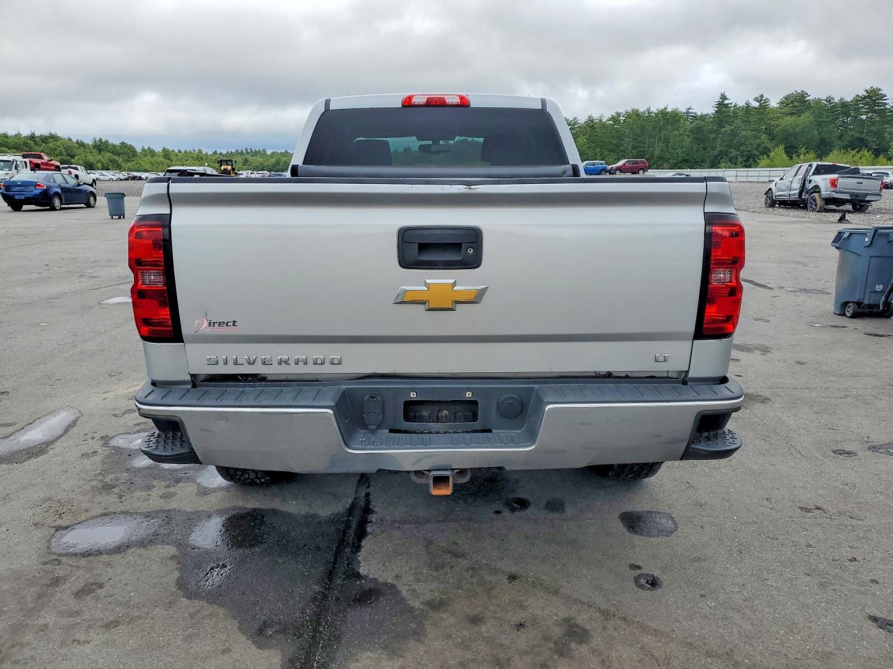 2014 Chevrolet Silverado K1500 Lt Silver vin: 1GCVKREC7EZ196707